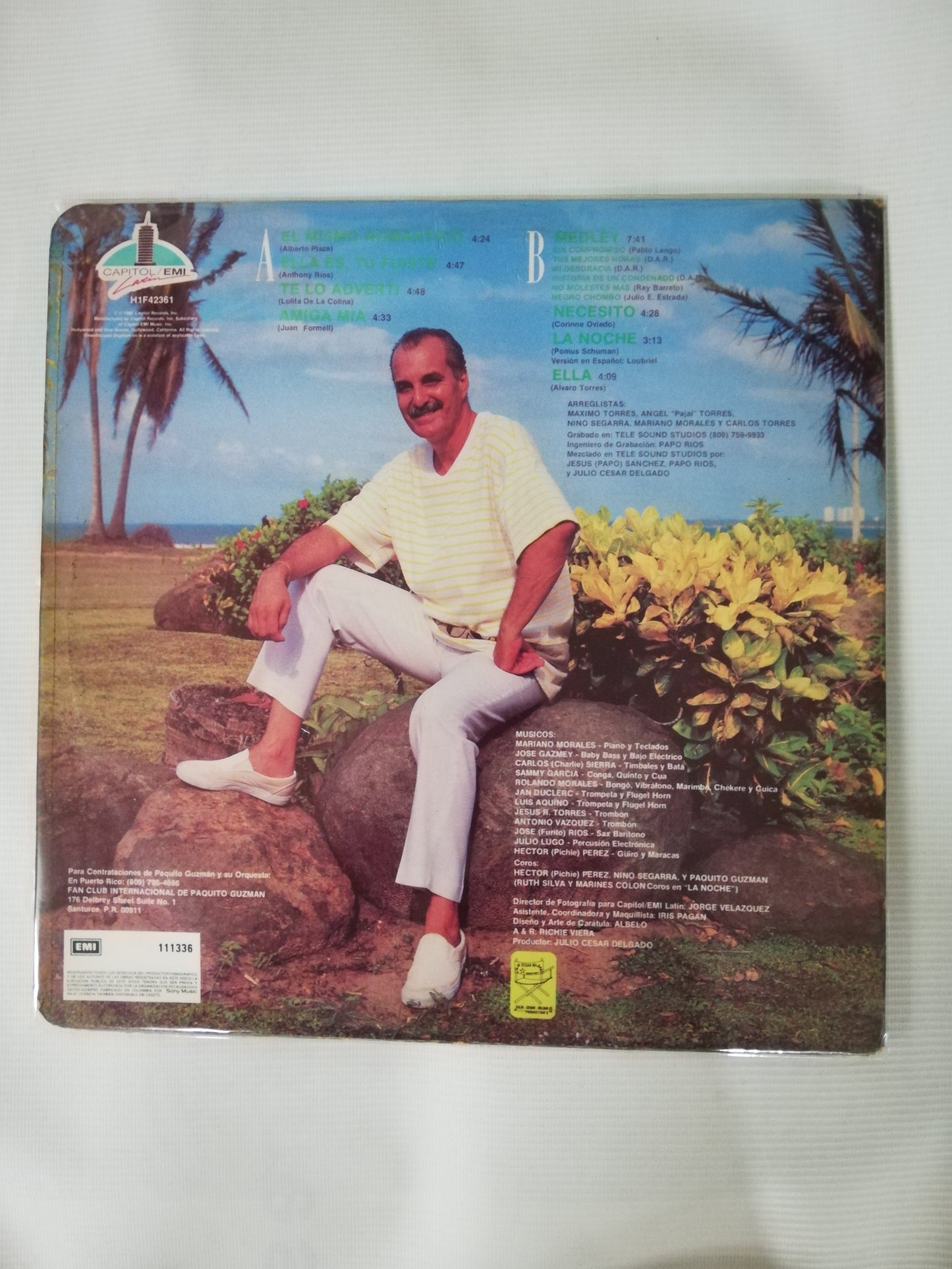LP PAQUITO GUZMAN - EL MISMO ROMÁNTICO
