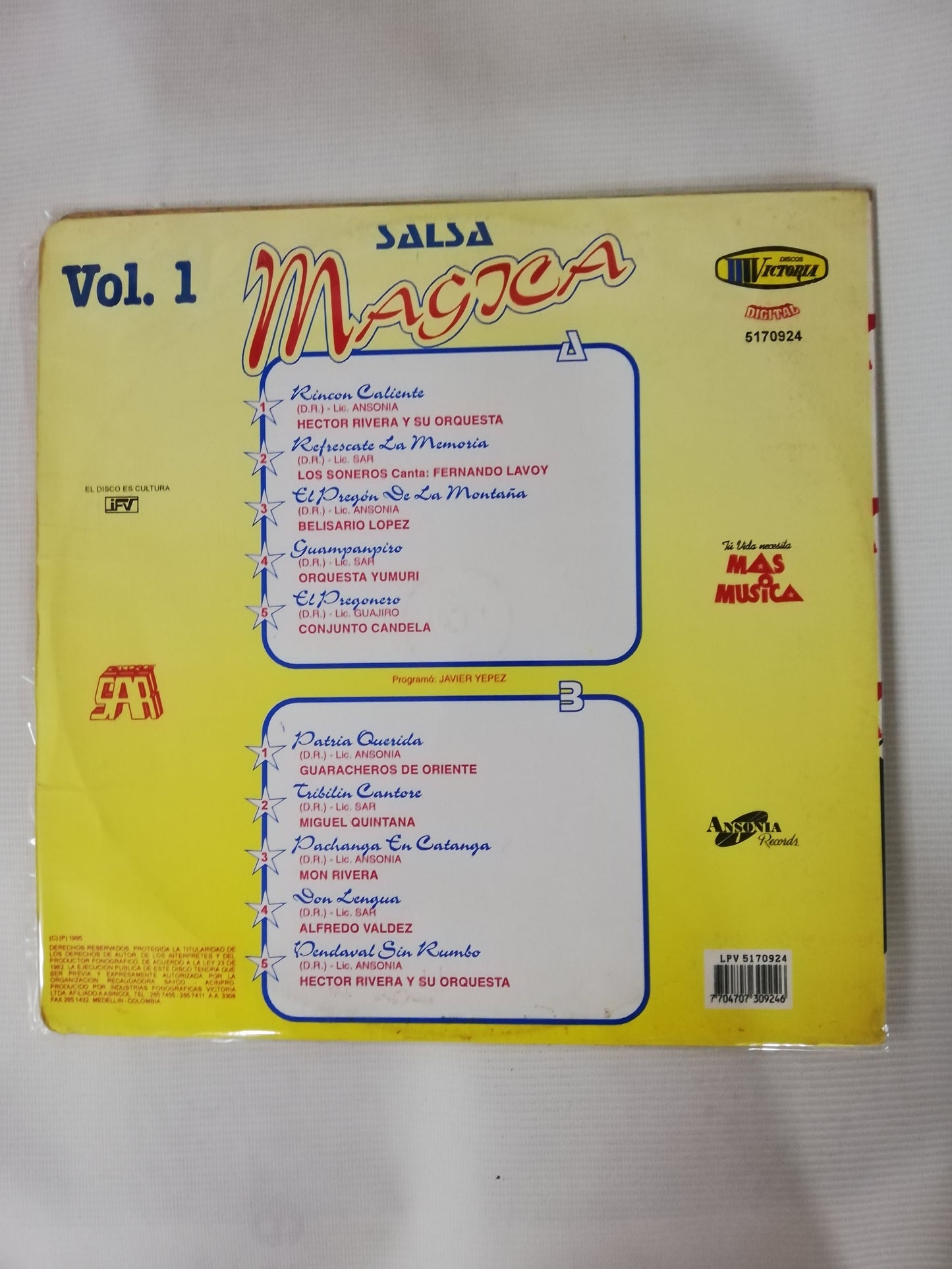 LP SALSA MAGICA - SALSA MAGICA VOL. 1