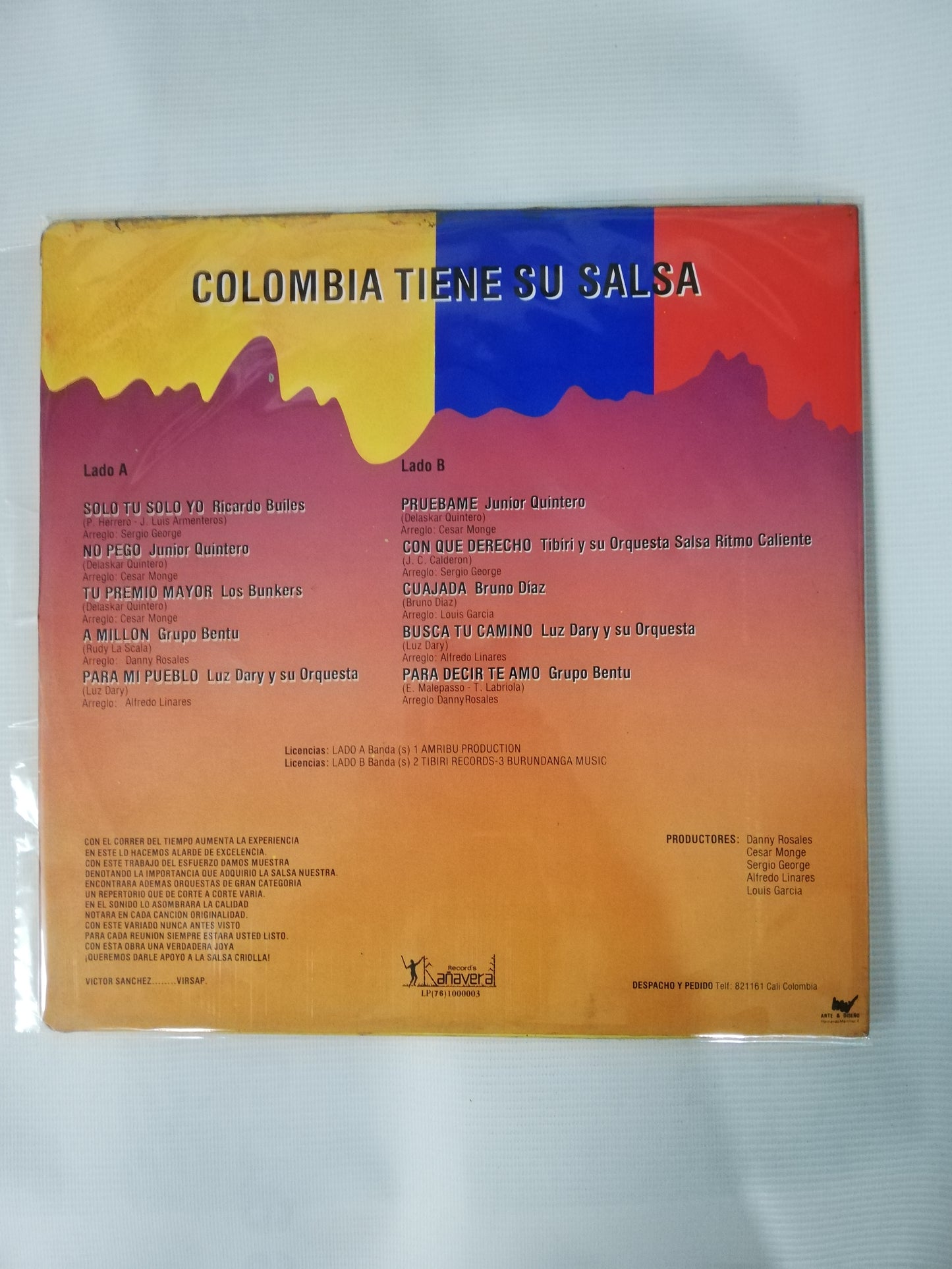 LP COLOMBIA TIENE SU SALSA - VARIOS INTÉRPRETES