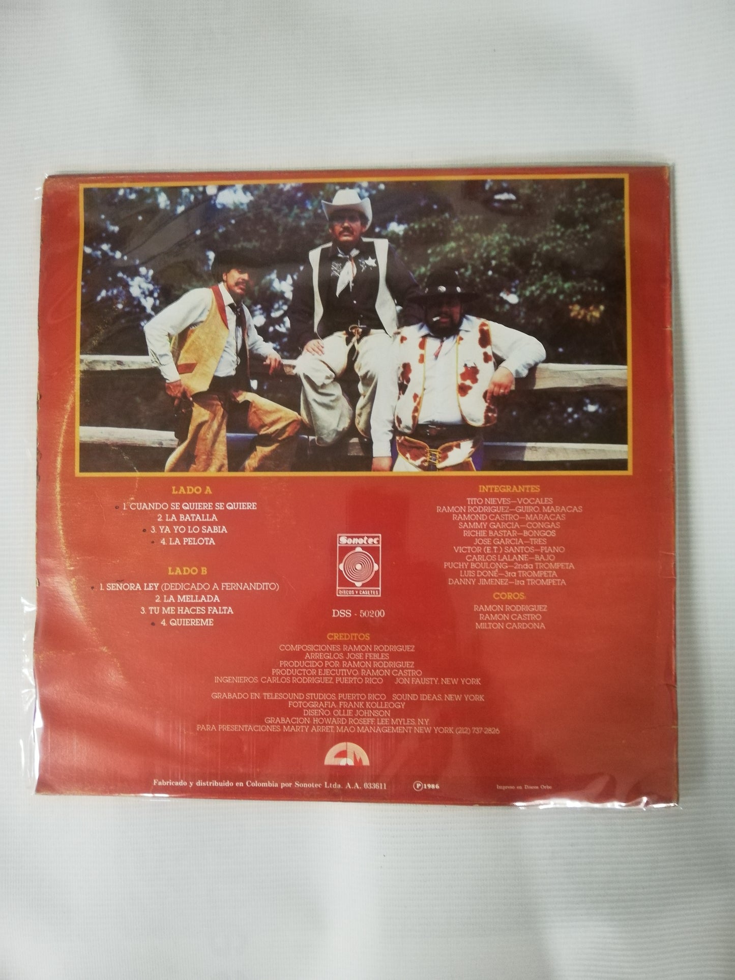 LP CONJUNTO CLASICO - LLEGO LA LEY - CANTA: TITO NIEVES