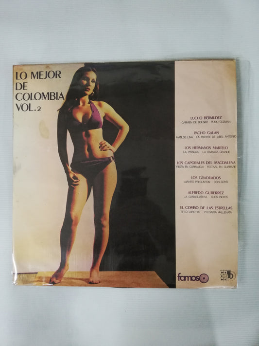 LP LO MEJOR DE COLOMBIA - LO MEJOR DE COLOMBIA VOL. 2