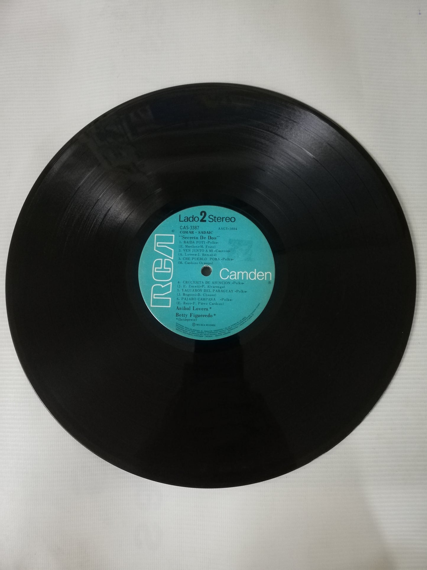 LP ANIBAL LOVERA / BETTY FIGUEREDO - SECRETO DE DOS