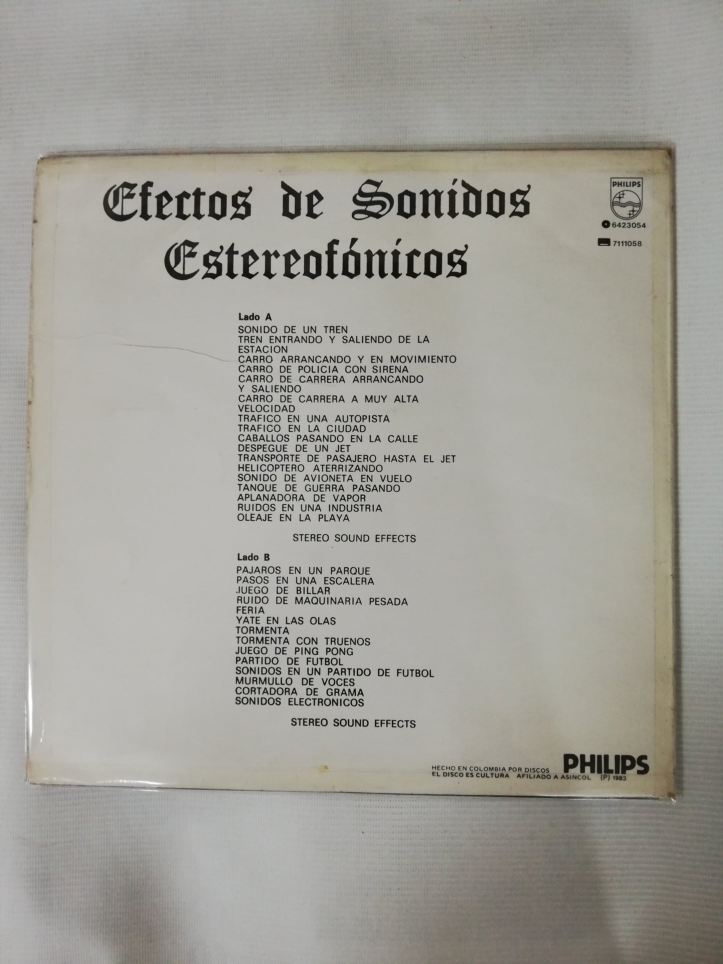 EFECTOS DE SONIDOS ESTEREOFÓNICOS