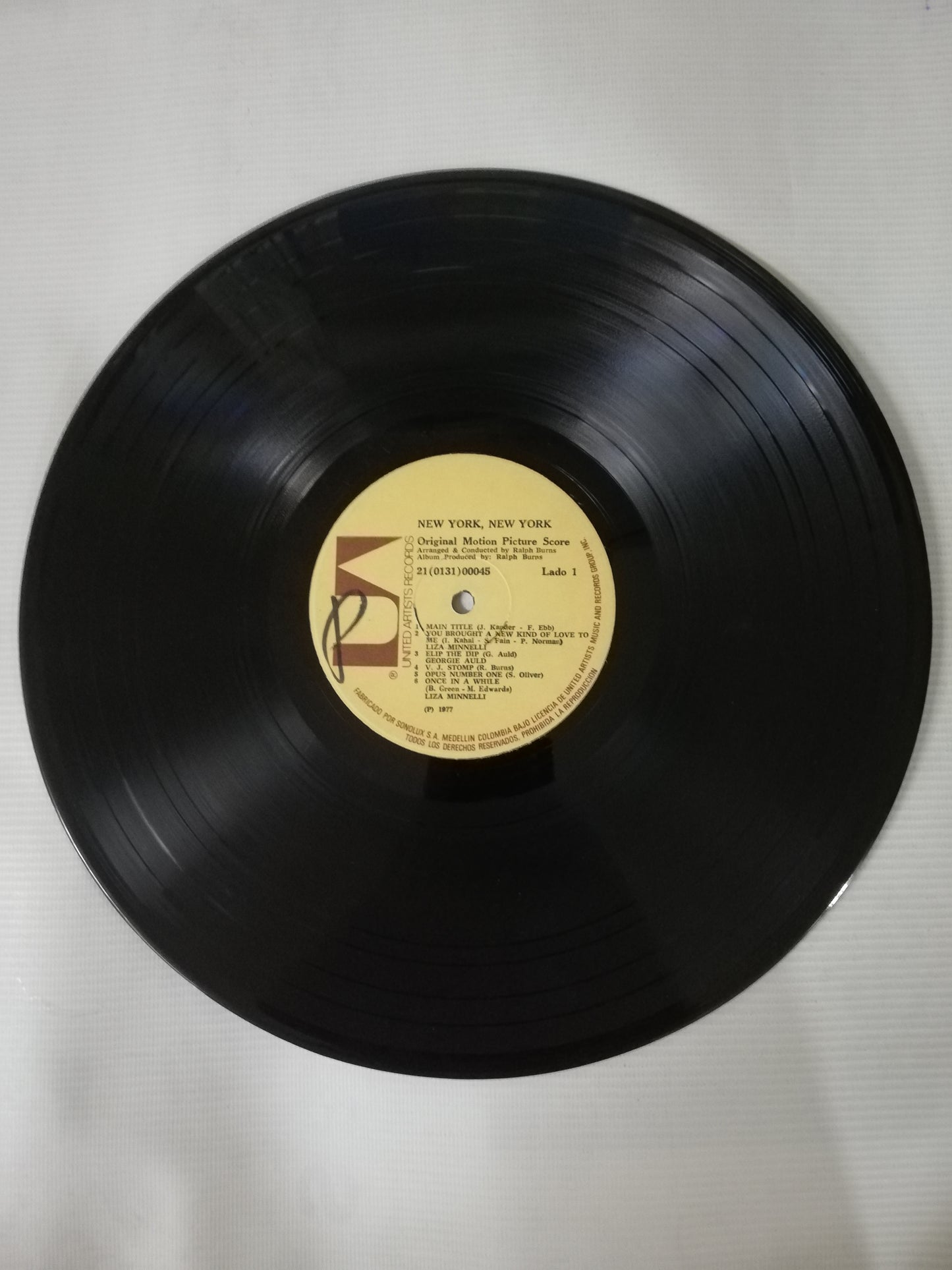 LP LIZA MINELLI / ROBERT DE NIRO - NEW YORK, NEW YORK - VINYL X 2