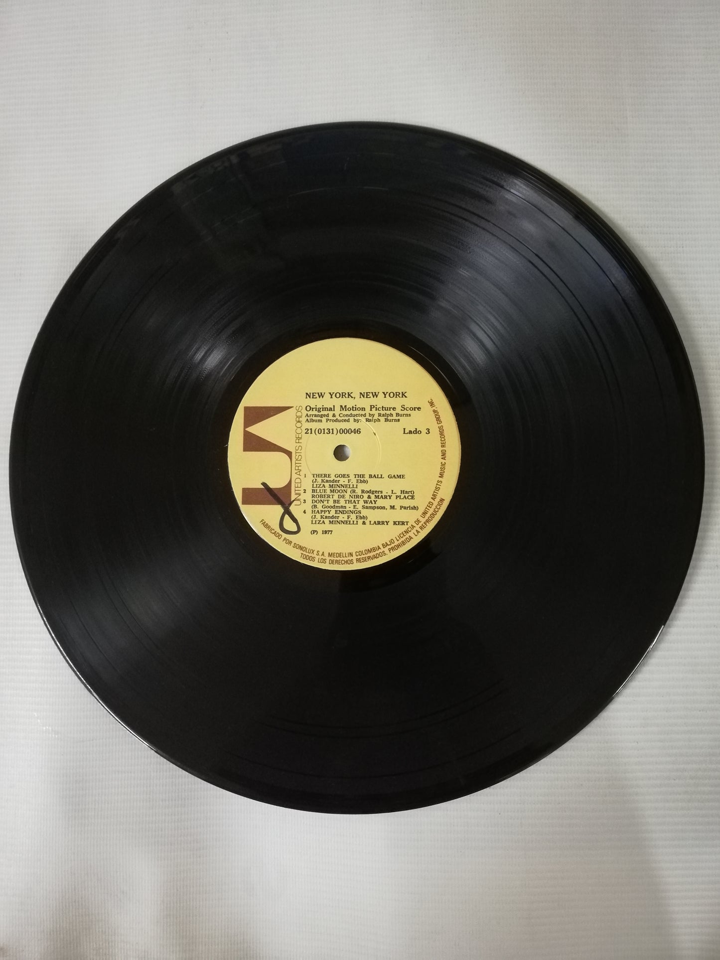 LP LIZA MINELLI / ROBERT DE NIRO - NEW YORK, NEW YORK - VINYL X 2