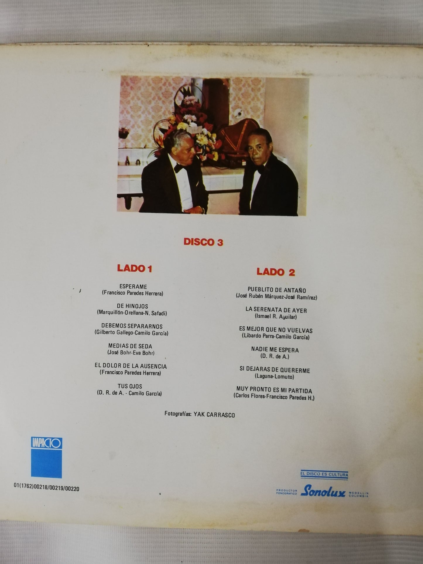 LP DUETO DE ANTAÑO - LO MEJOR DEL DUETO DE ANTAÑO - VINYL X 3