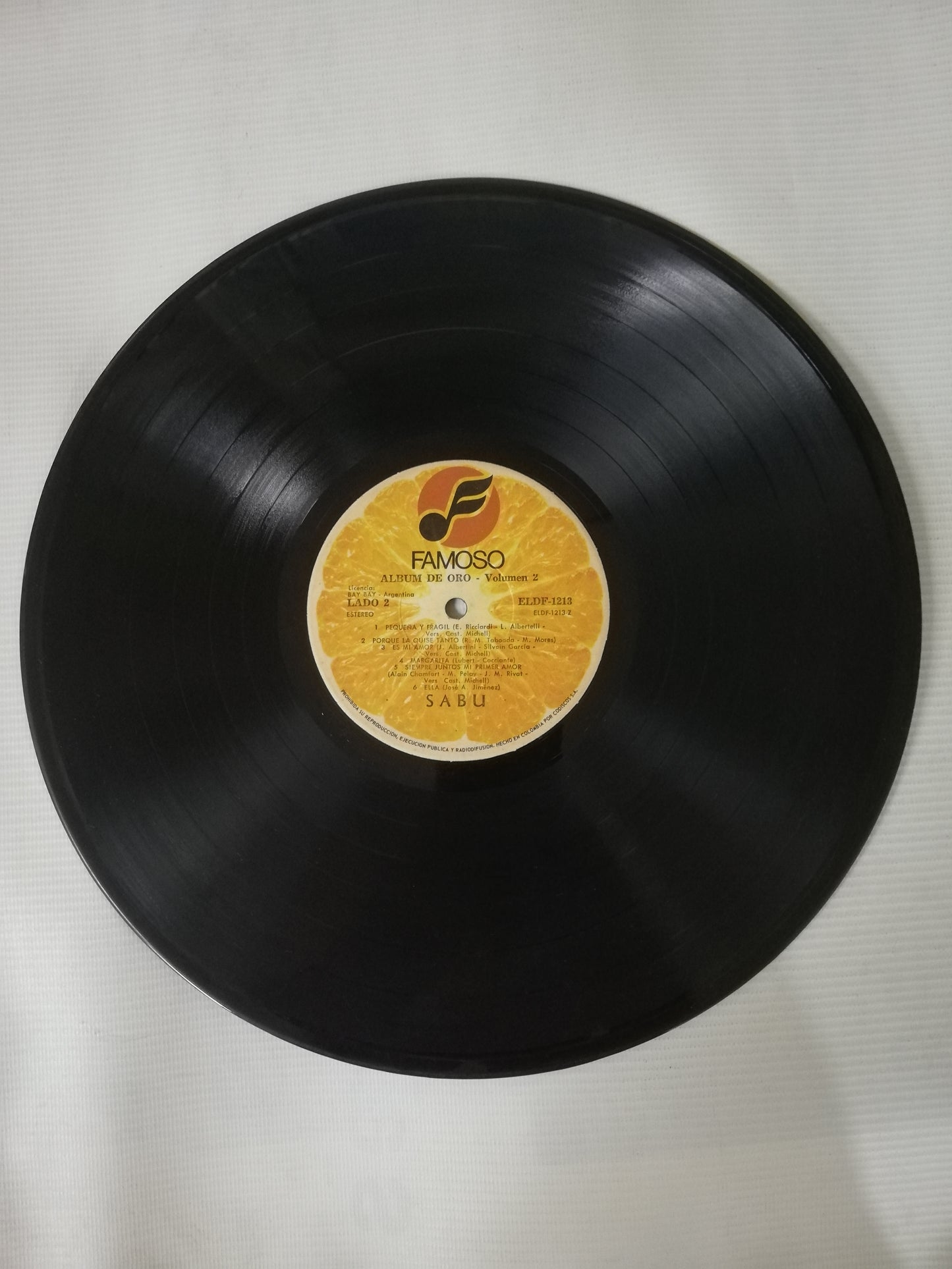 LP SABU - ALBUM DE ORO VOL. 2