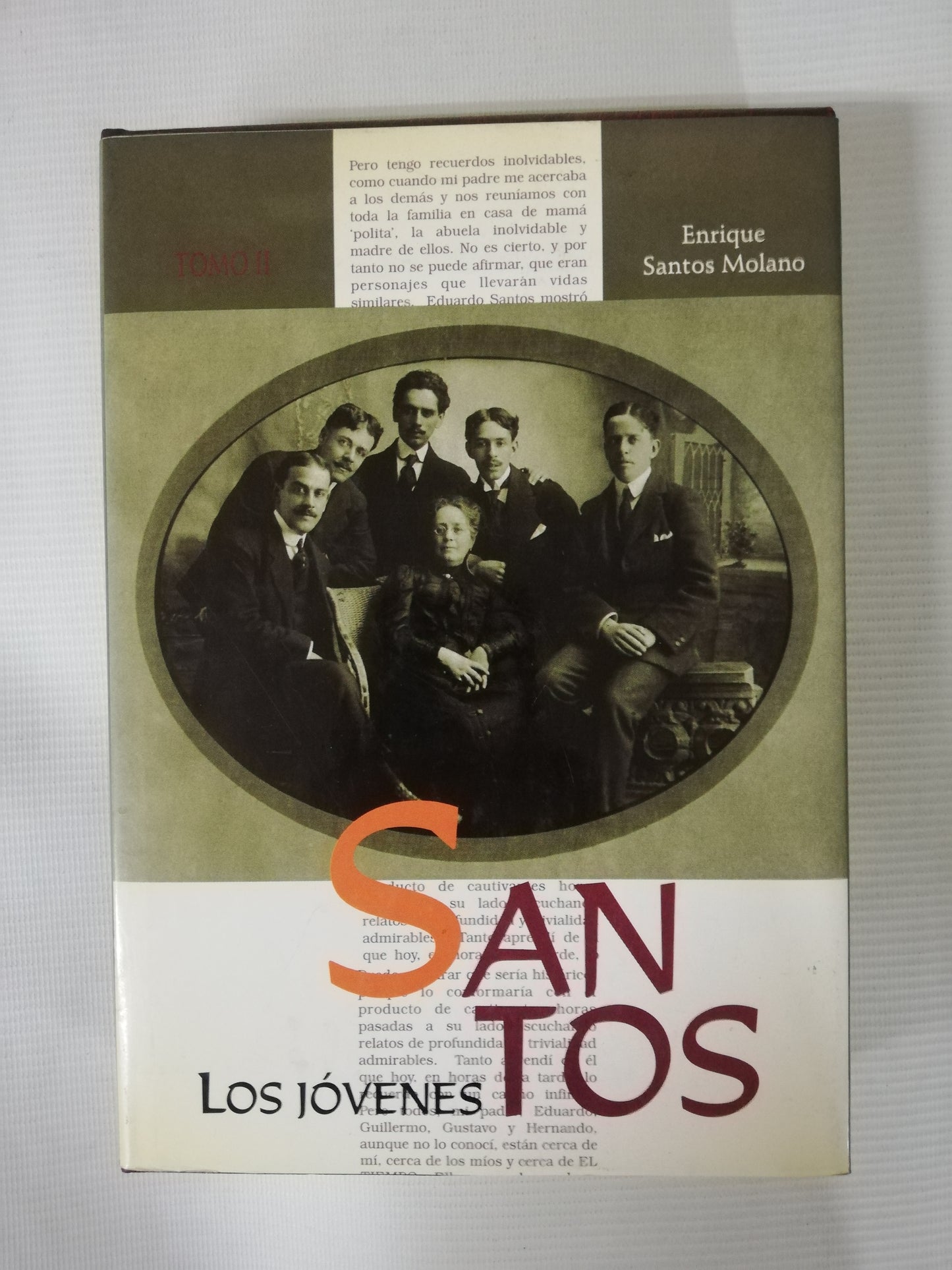 LOS JOVENES SANTOS - ENRIQUE SANTOS MOLANO - 2 TOMOS