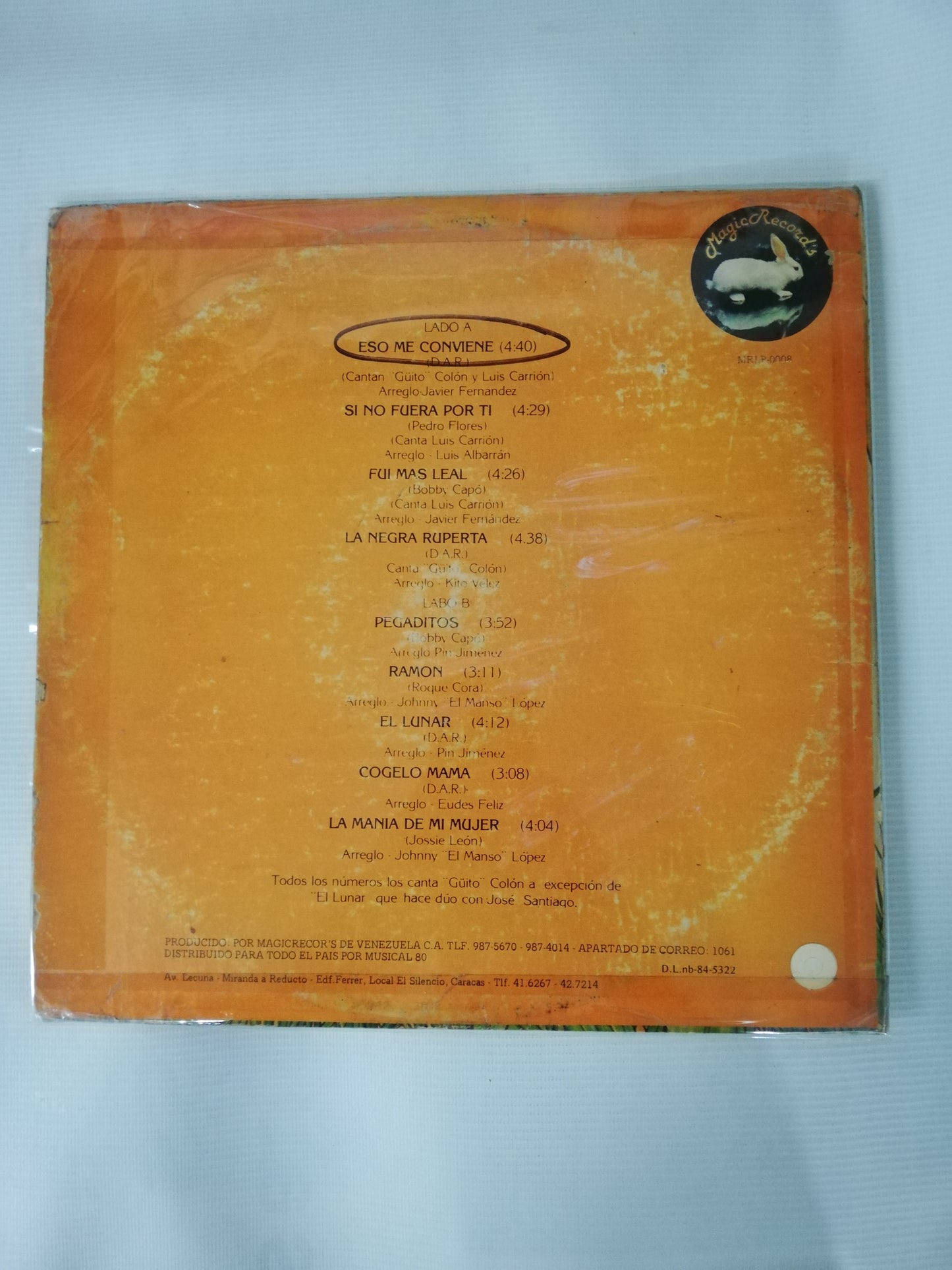 LP ORQUESTA LA TERRIFICA - ESO ME CONVIENE