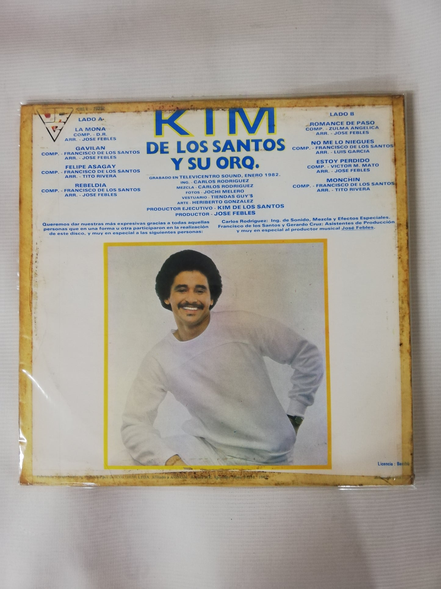 LP KIM DE LOS SANTOS Y SU ORQUESTA - KIM