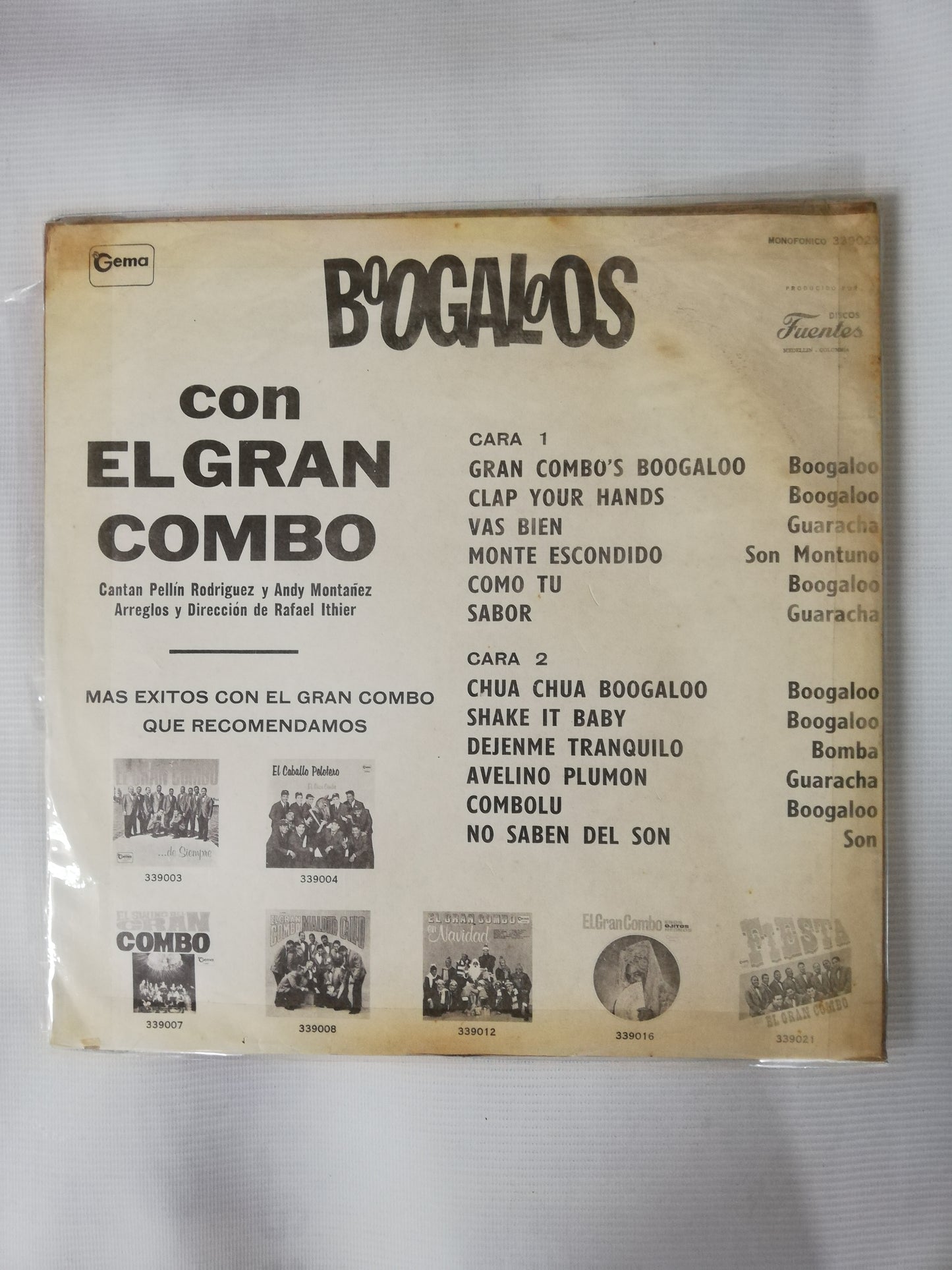 LP EL GRAN COMBO - BOOGALOOS CON EL GRAN COMBO
