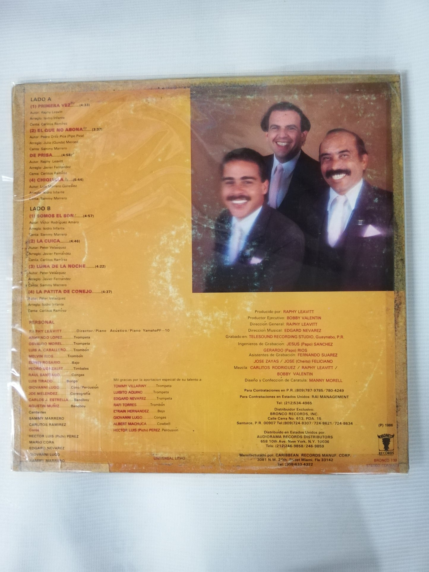 LP RAPHY LEAVITT Y SU ORQUESTA LA SELECTA - SOMOS EL SON