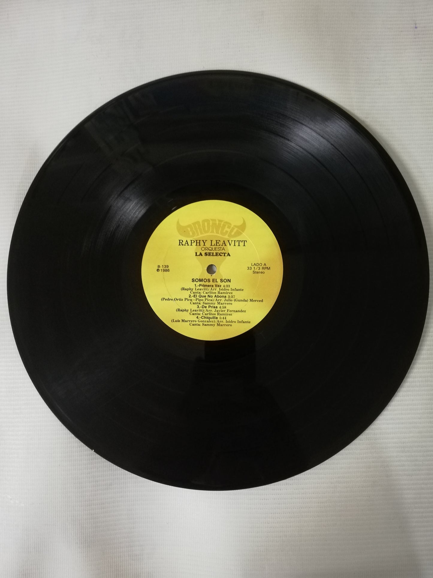 LP RAPHY LEAVITT Y SU ORQUESTA LA SELECTA - SOMOS EL SON