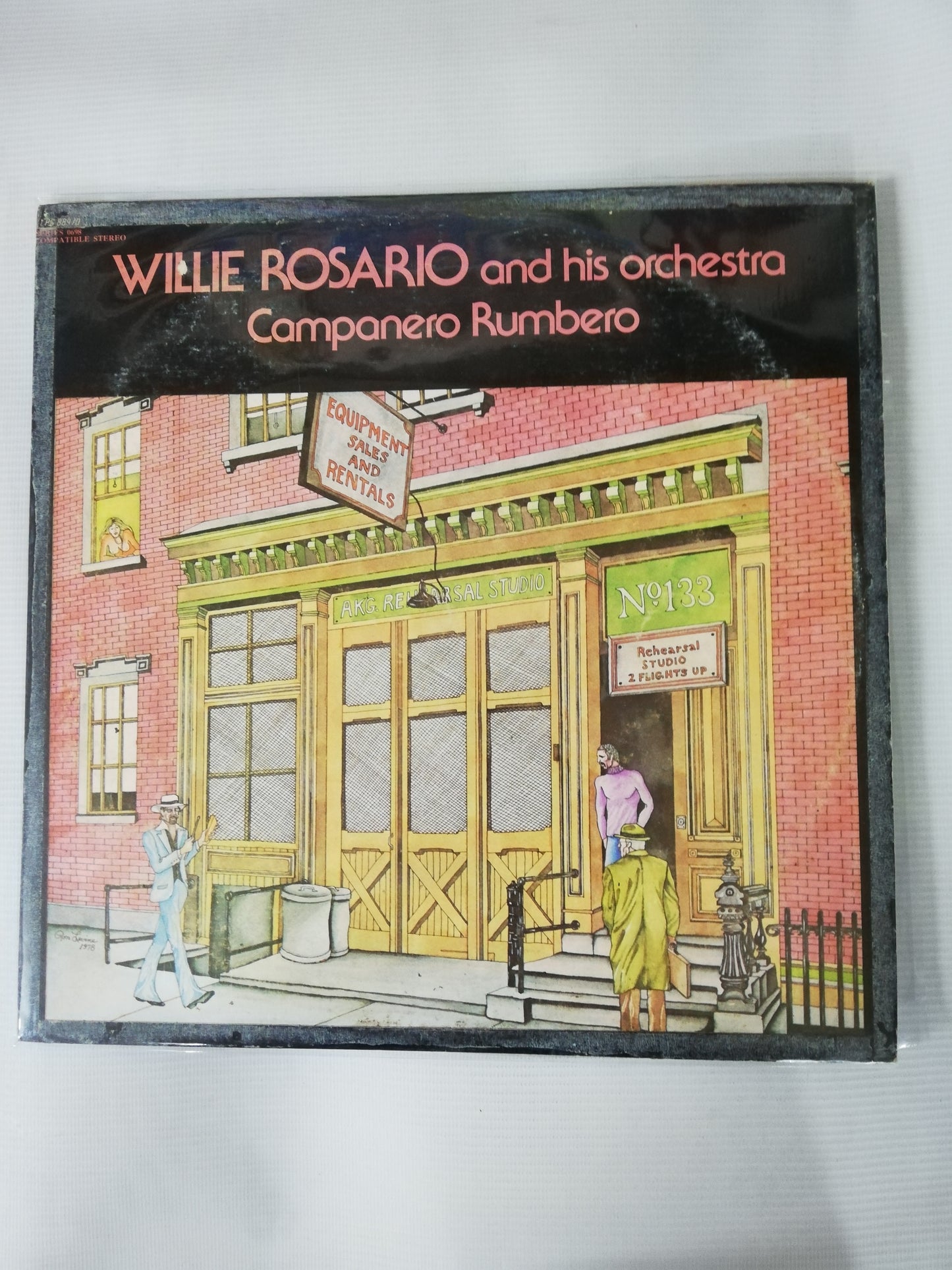 LP WILLIE ROSARIO AND HIS ORCHESTRA - CAMPANERO RUMBERO