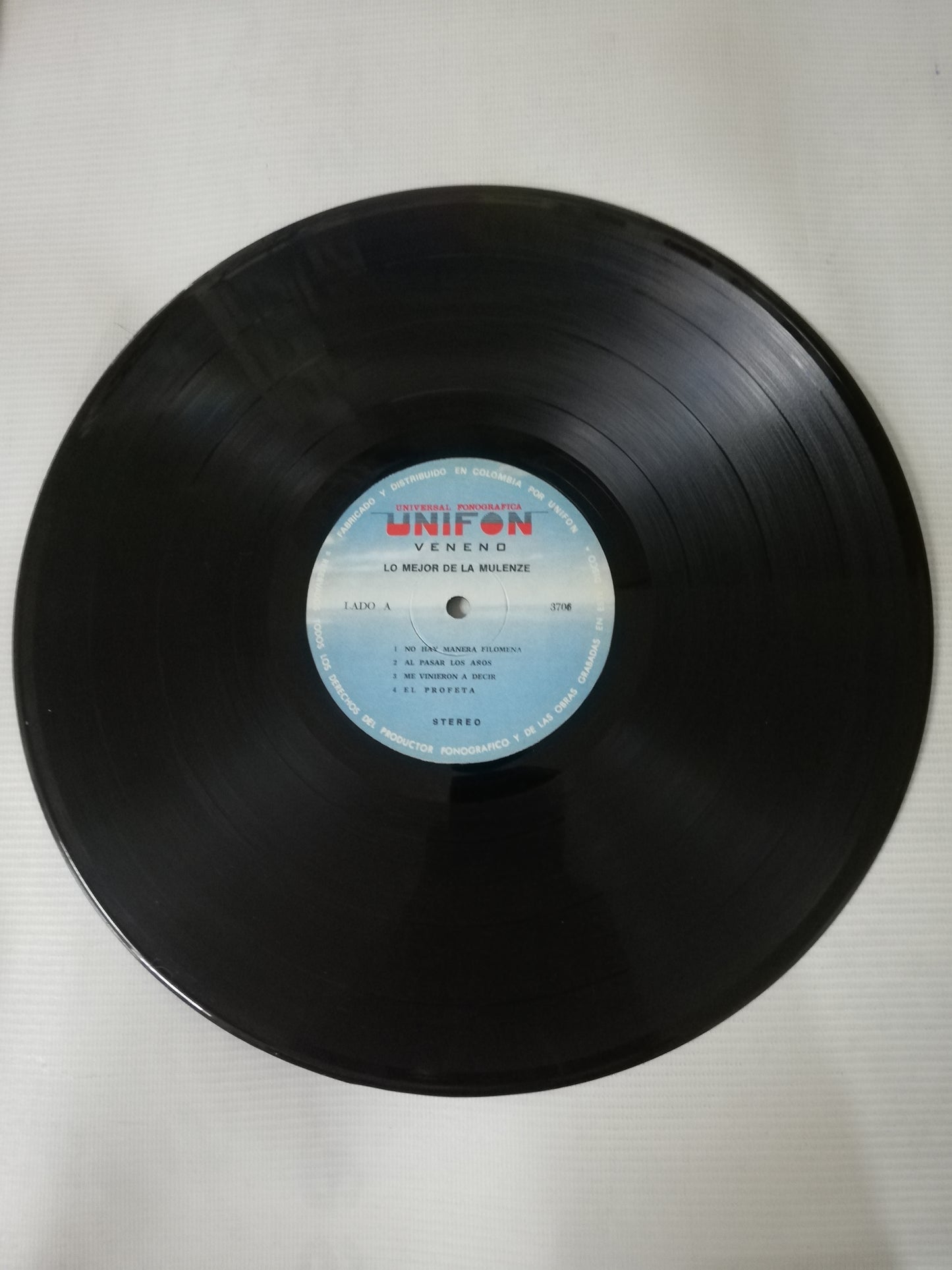 LP ORQUESTA LA MULENZE - LO MEJOR DE LA MULENZE "VENENO"