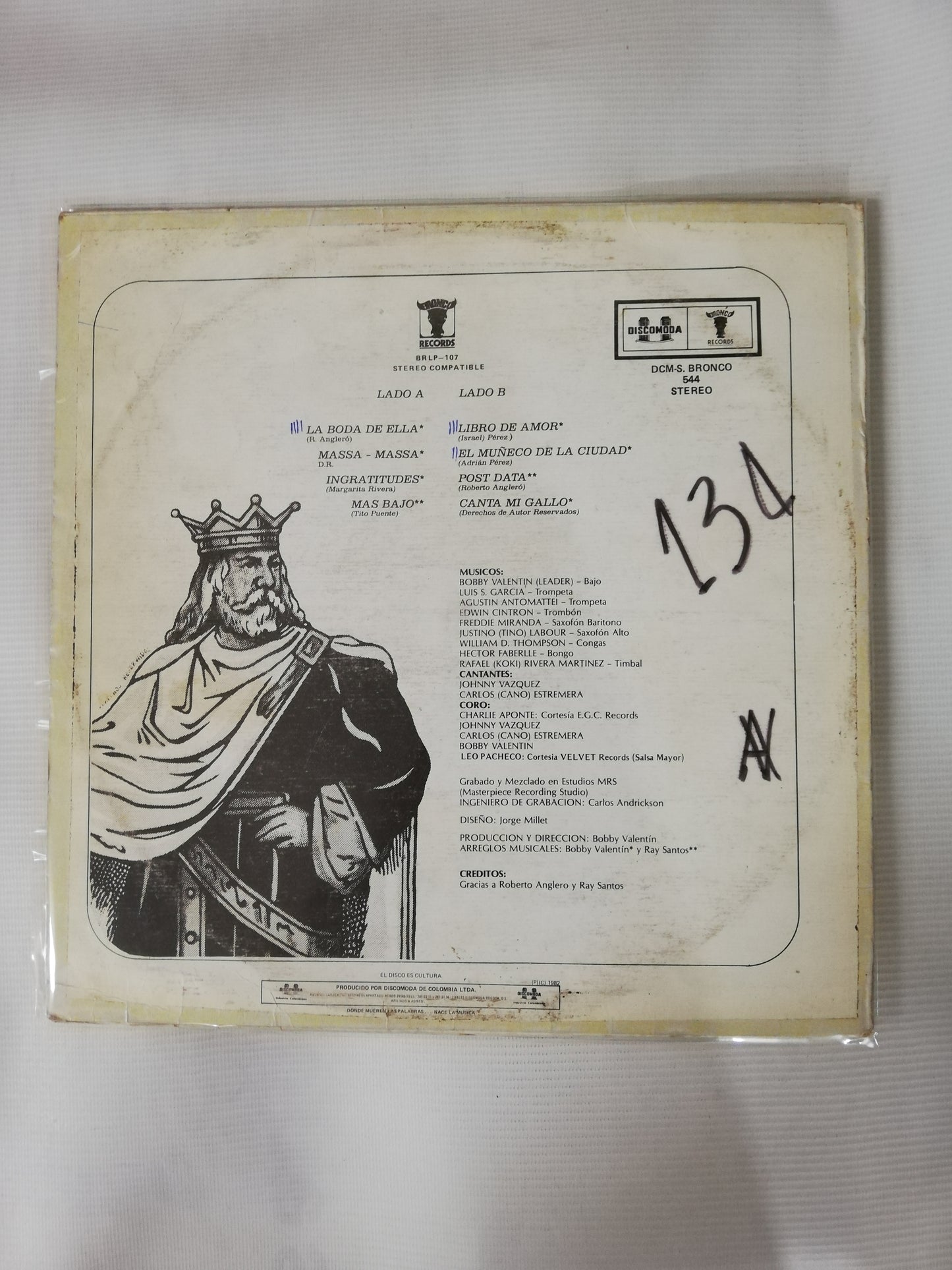 LP BOBBY VALENTIN - LA BODA DE ELLA