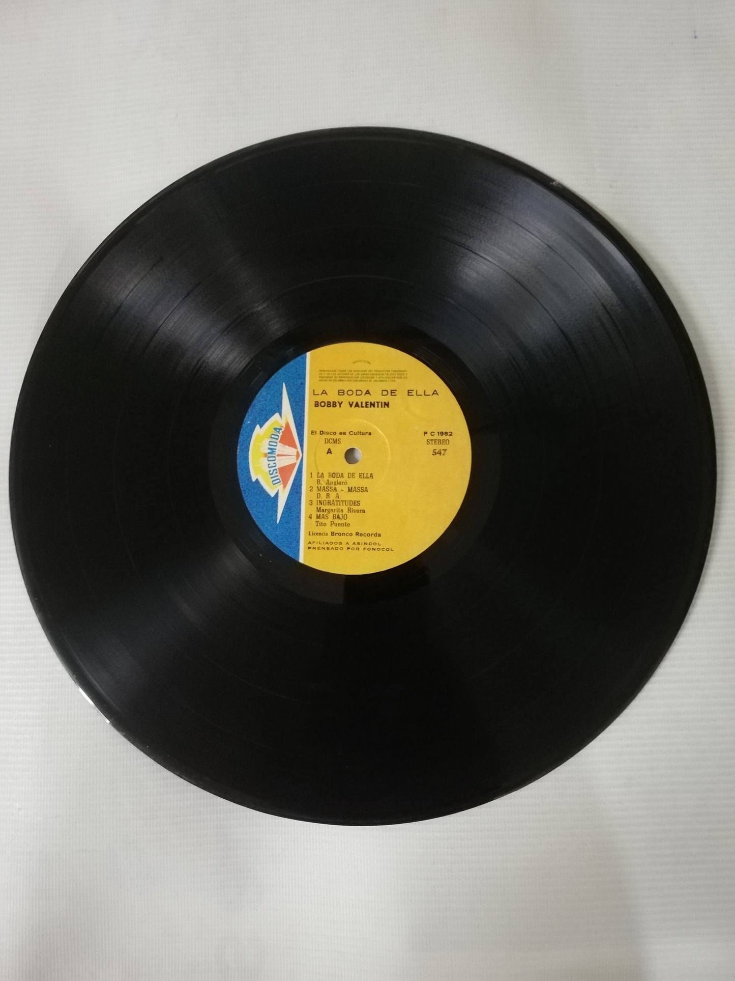 LP BOBBY VALENTIN - LA BODA DE ELLA