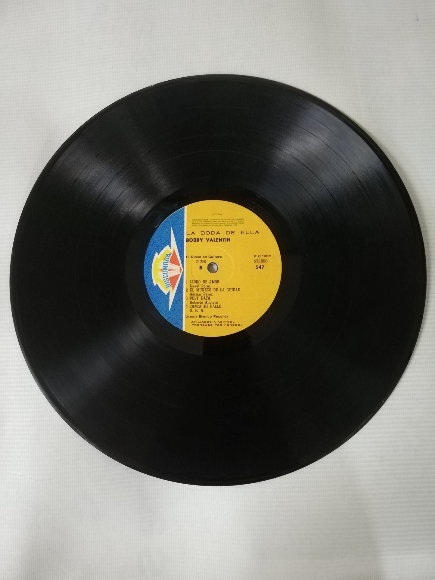 LP BOBBY VALENTIN - LA BODA DE ELLA