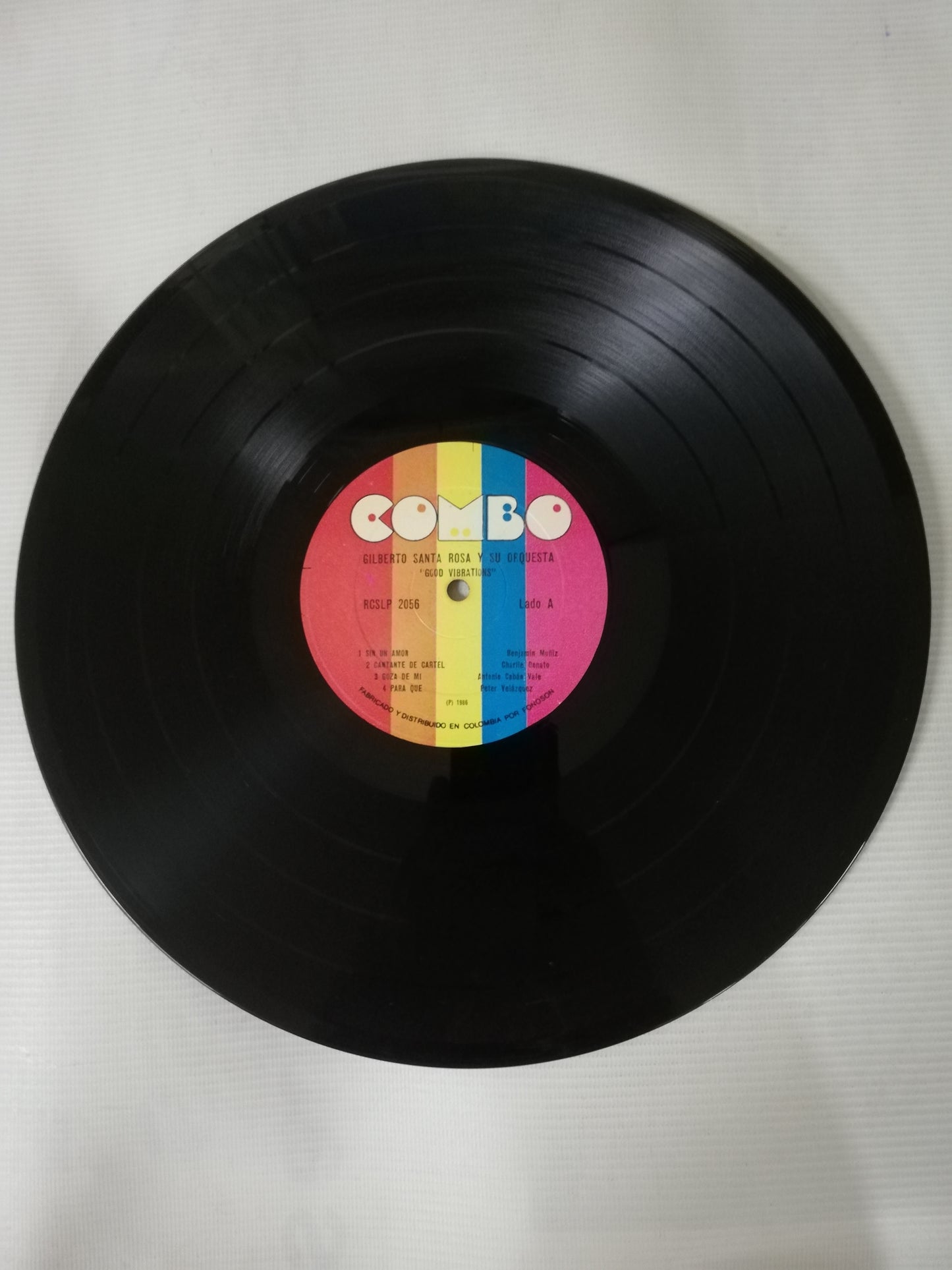 LP GILBERTO SANTA ROSA AND ORCHESTRA - GOOD VIBRATIONS