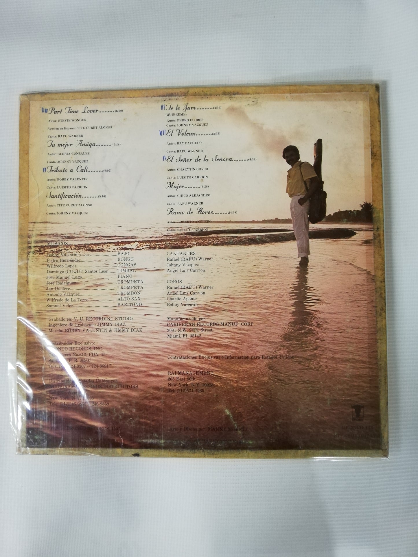 LP ORQUESTA BOBBY VALENTIN - BOBBY VALENTIN