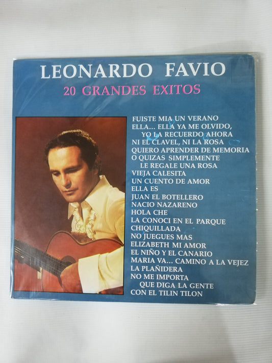 LP LEONARDO FAVIO - 20 GRANDES EXITOS