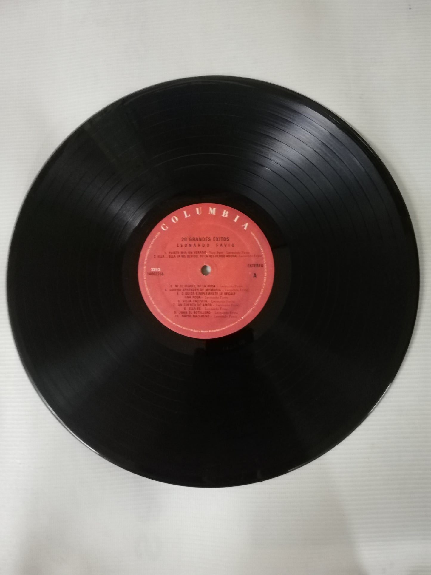 LP LEONARDO FAVIO - 20 GRANDES EXITOS