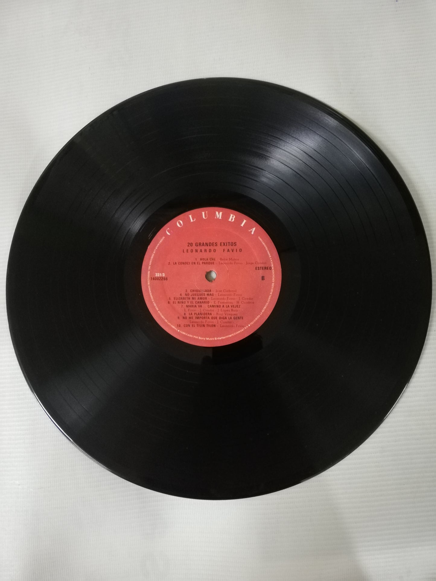 LP LEONARDO FAVIO - 20 GRANDES EXITOS