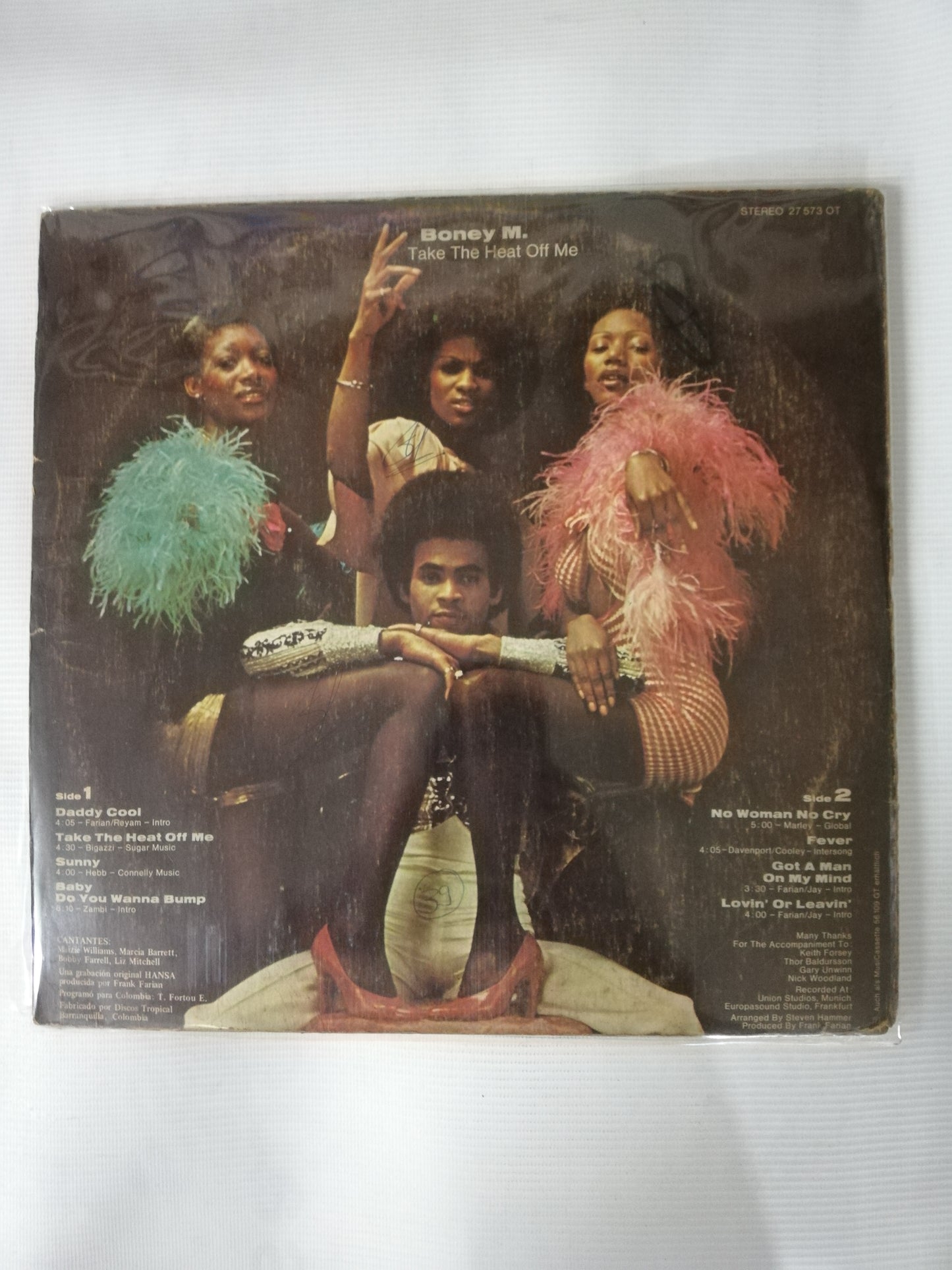 LP BONEY M. - TAKE THE HEART OFF ME