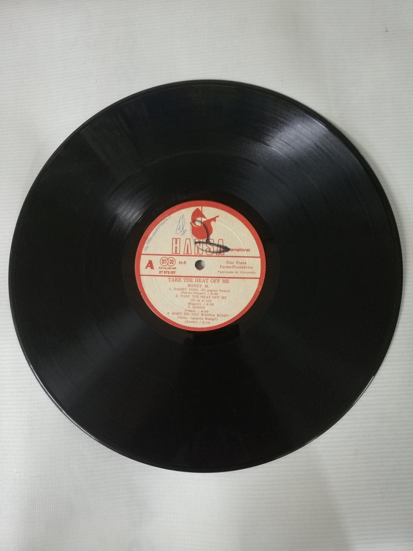 LP BONEY M. - TAKE THE HEART OFF ME