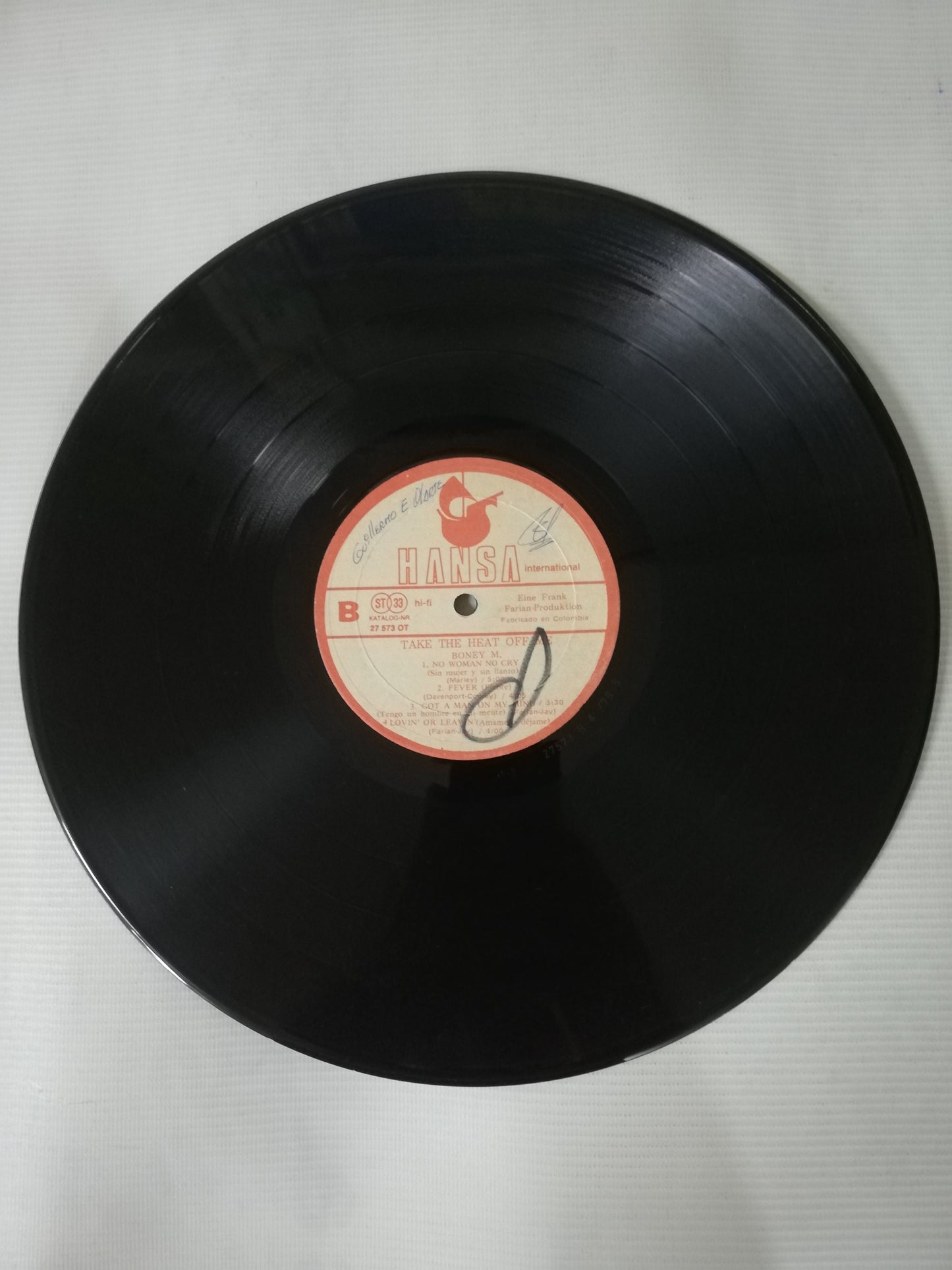 LP BONEY M. - TAKE THE HEART OFF ME