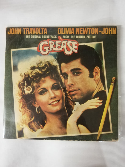 LP GREASE - JOHN TRAVOLTA / OLIVIA NEWTON-JOHN - THE ORIGINAL SOUNDTRACK FROM THE MOTION PICTURE - VINYL X 2