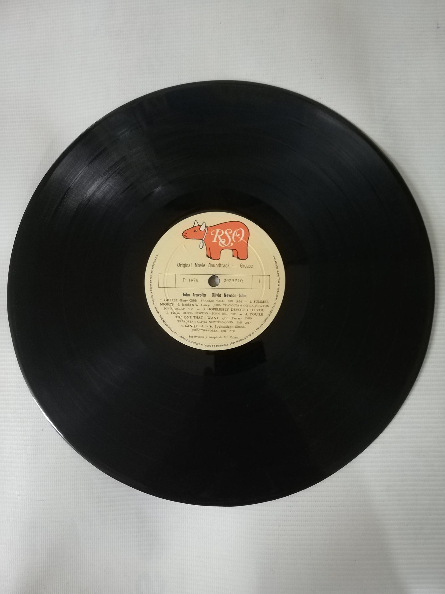 LP GREASE - JOHN TRAVOLTA / OLIVIA NEWTON-JOHN - THE ORIGINAL SOUNDTRACK FROM THE MOTION PICTURE - VINYL X 2