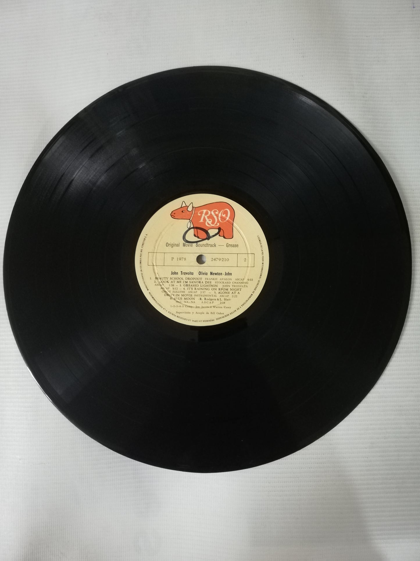 LP GREASE - JOHN TRAVOLTA / OLIVIA NEWTON-JOHN - THE ORIGINAL SOUNDTRACK FROM THE MOTION PICTURE - VINYL X 2