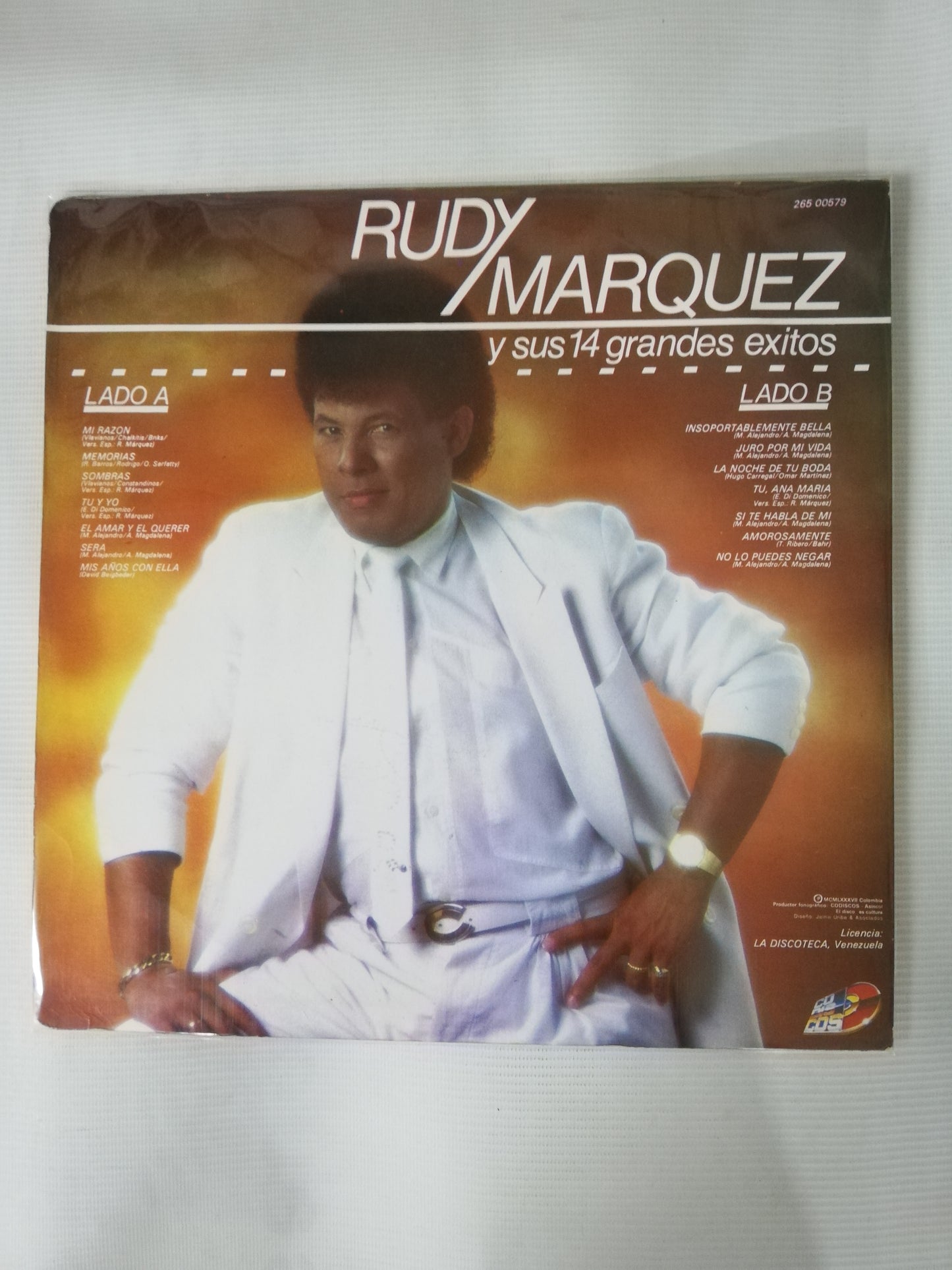 LP RUDY MARQUEZ - RUDY MARQUEZ Y SUS 14 GRANDES EXITOS