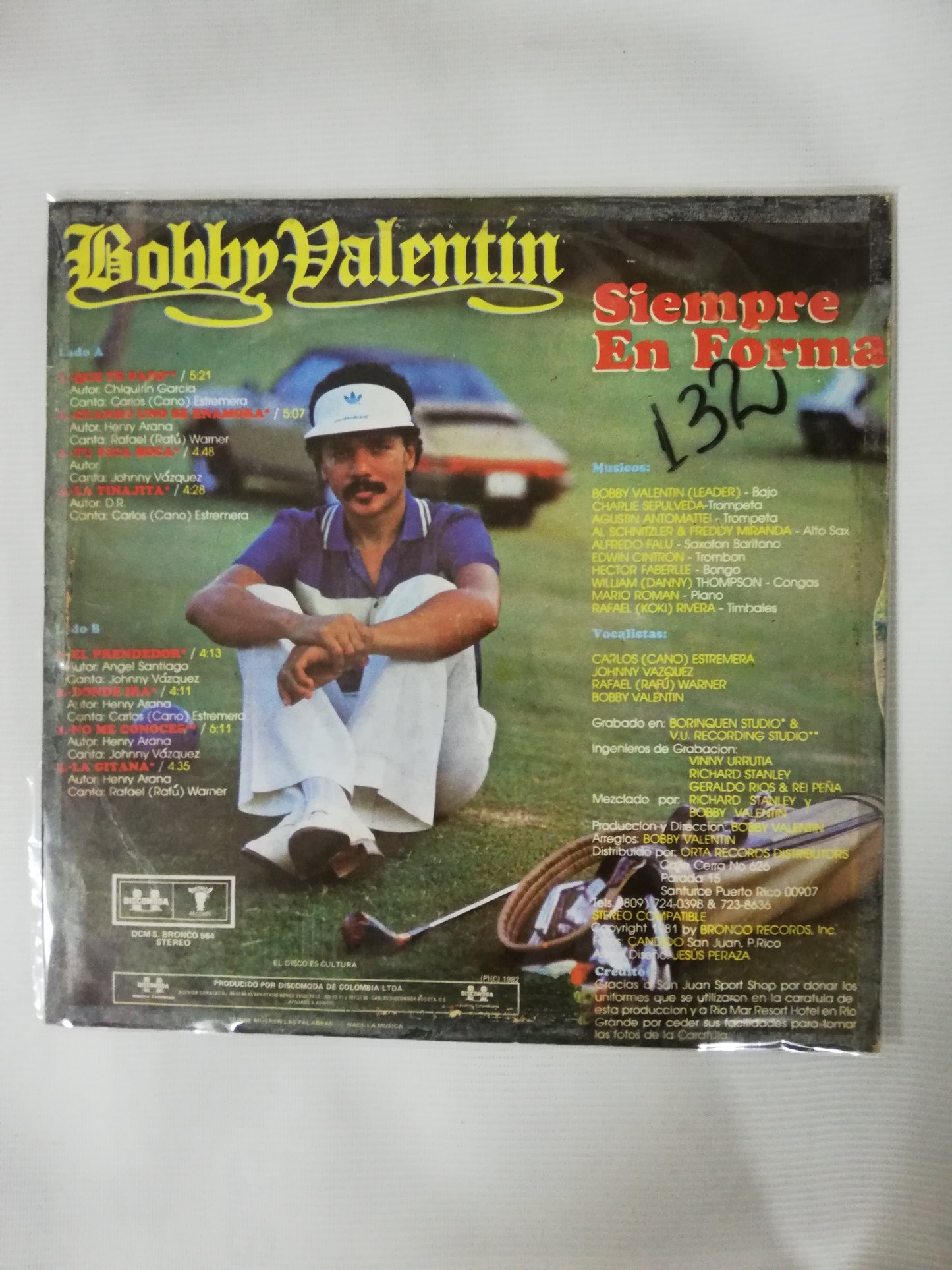 LP BOBBY VALENTIN - SIEMPRE EN FORMA