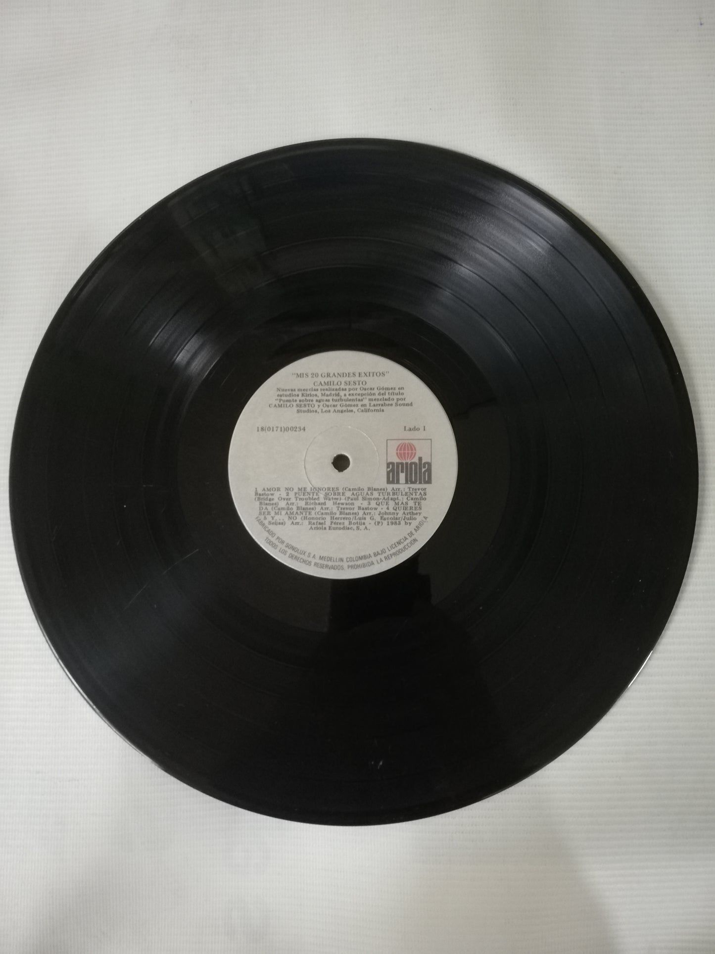 LP CAMILO SESTO - MUY PERSONAL - MIS 20 GRANDES EXITOS - VINYL X 2