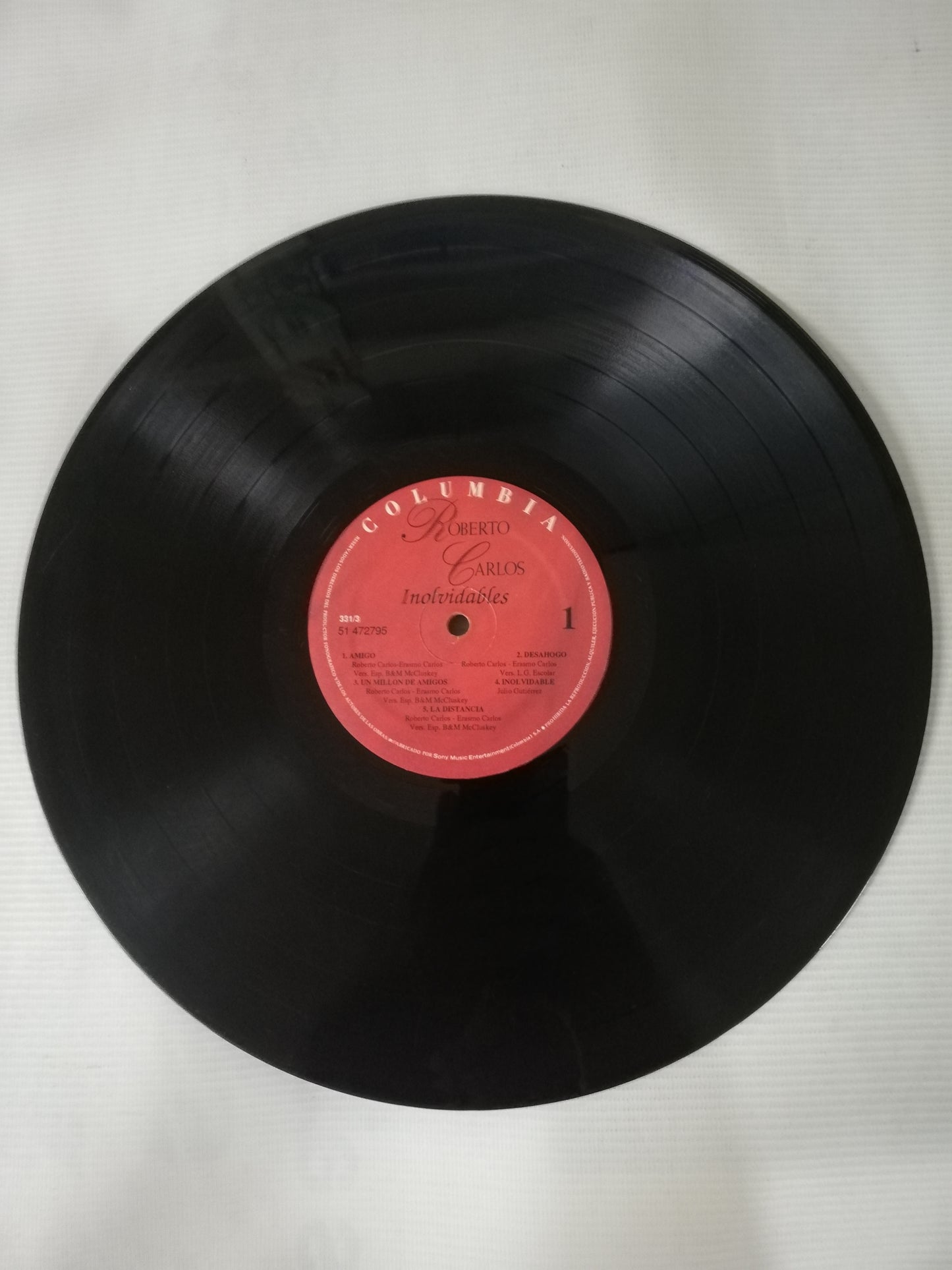 LP ROBERTO CARLOS - INOLVIDABLES