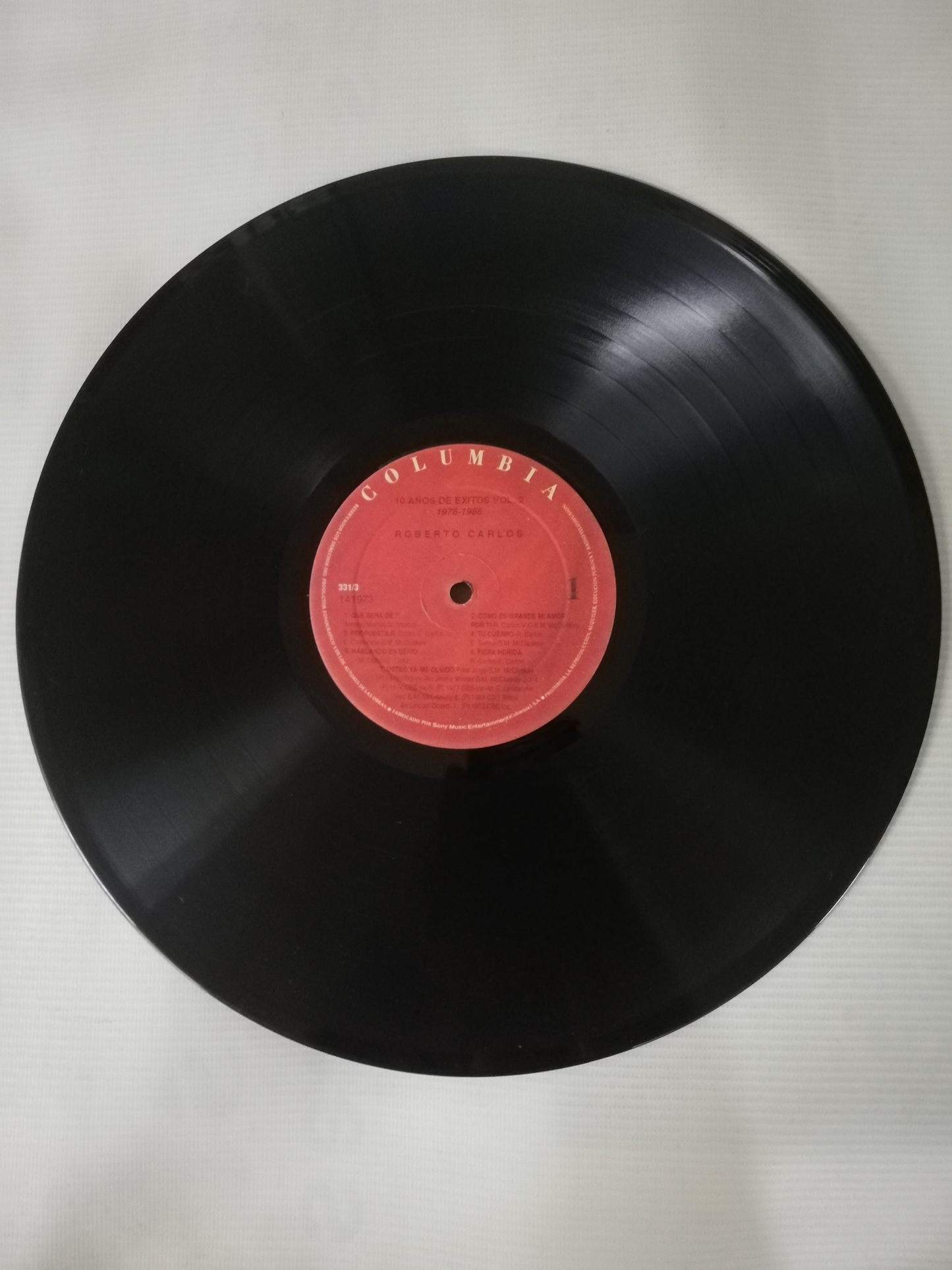 LP ROBERTO CARLOS - 10 AÑOS DE EXITOS VOL. 2 1976-1986