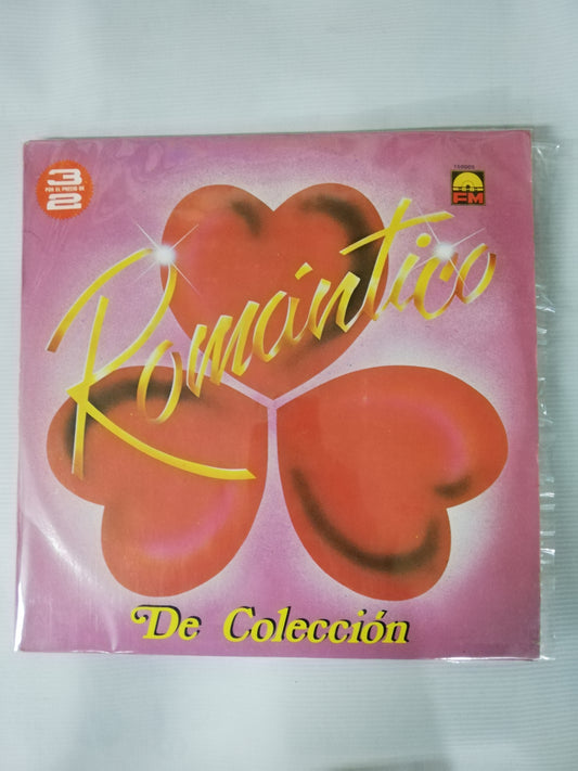 LP ROMÁNTICO DE COLECCIÓN - VARIOS INTÉRPRETES - VINYL X 3