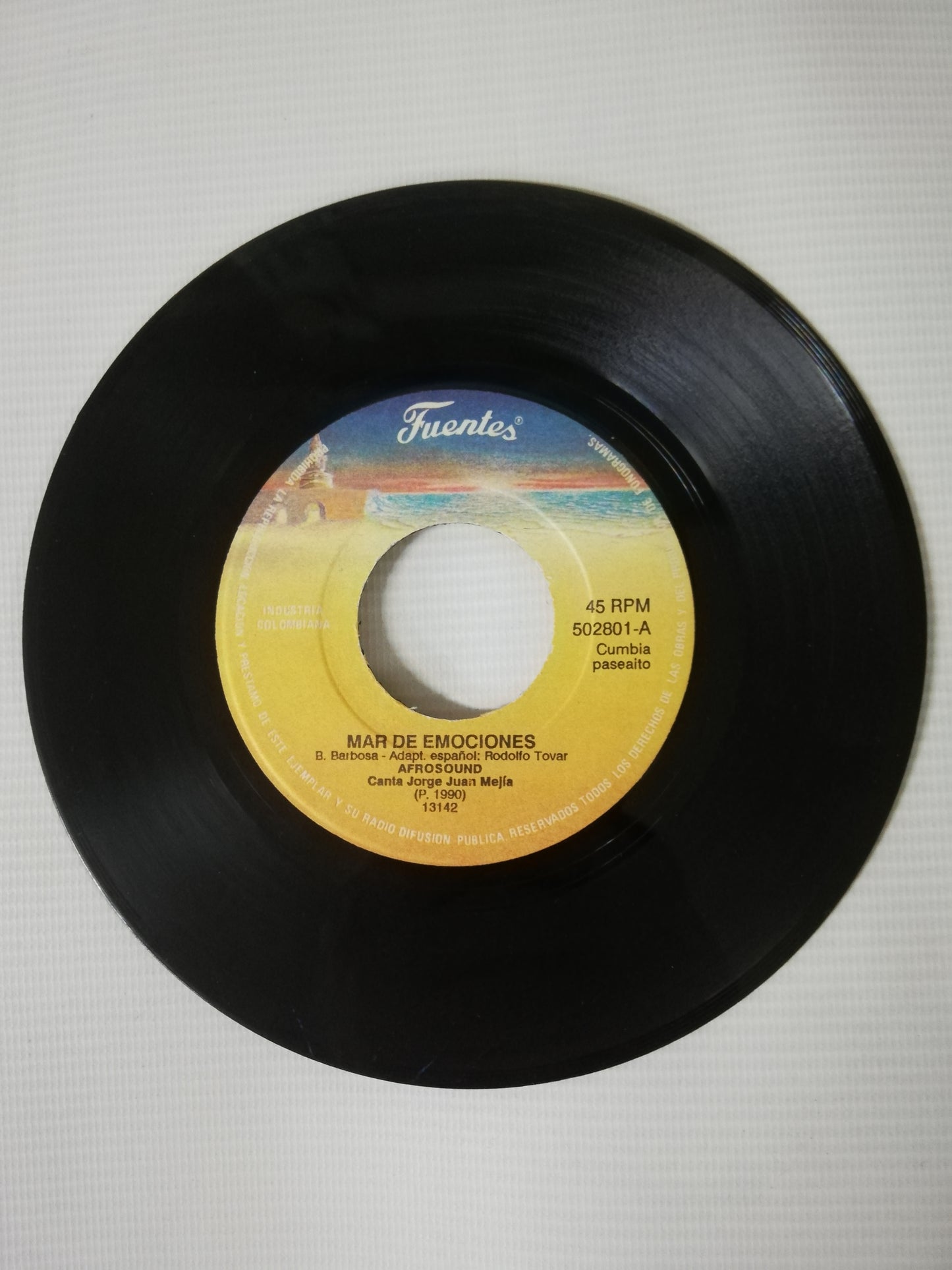 VINILO AFROSOUND - MAR DE EMOCIONES / ME VOY PA´ CALI