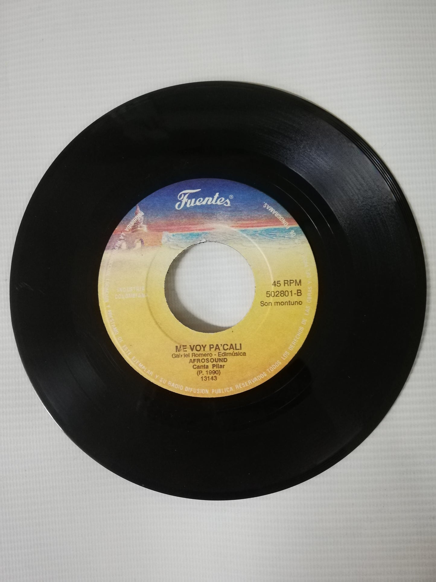 VINILO AFROSOUND - MAR DE EMOCIONES / ME VOY PA´ CALI