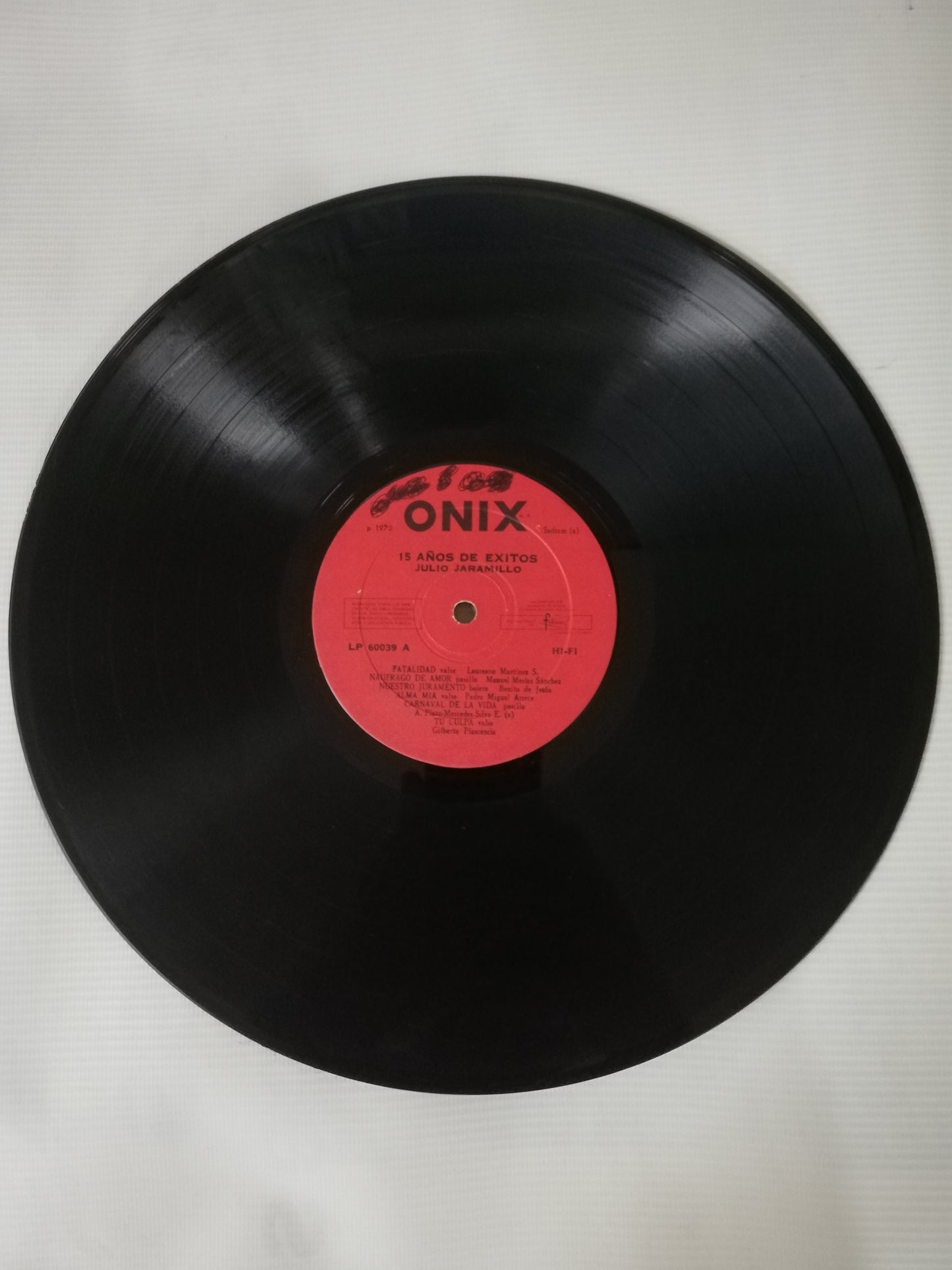 LP JULIO JARAMILLO - 15 AÑOS DE EXITOS