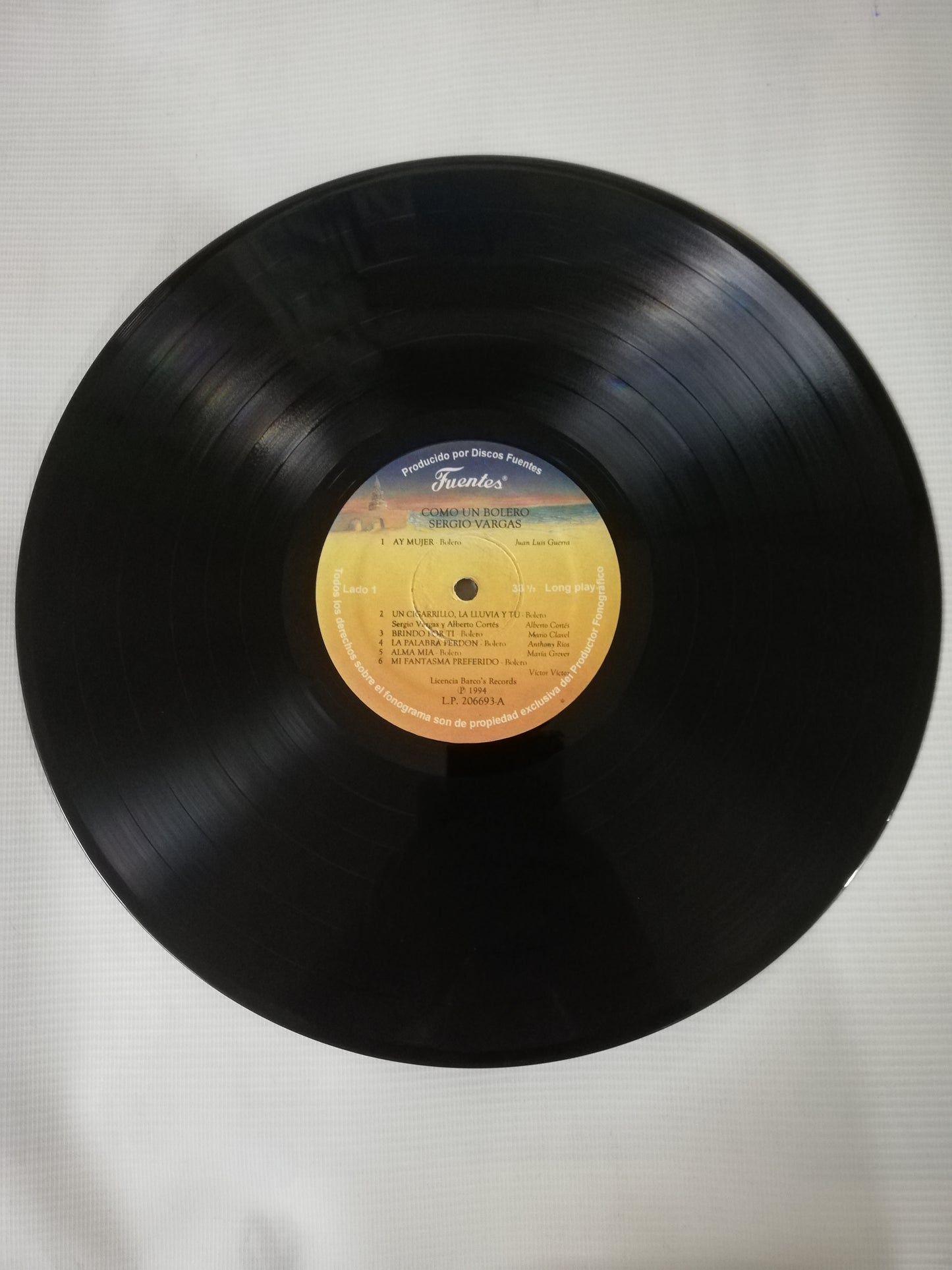 LP SERGIO VARGAS - COMO UN BOLERO