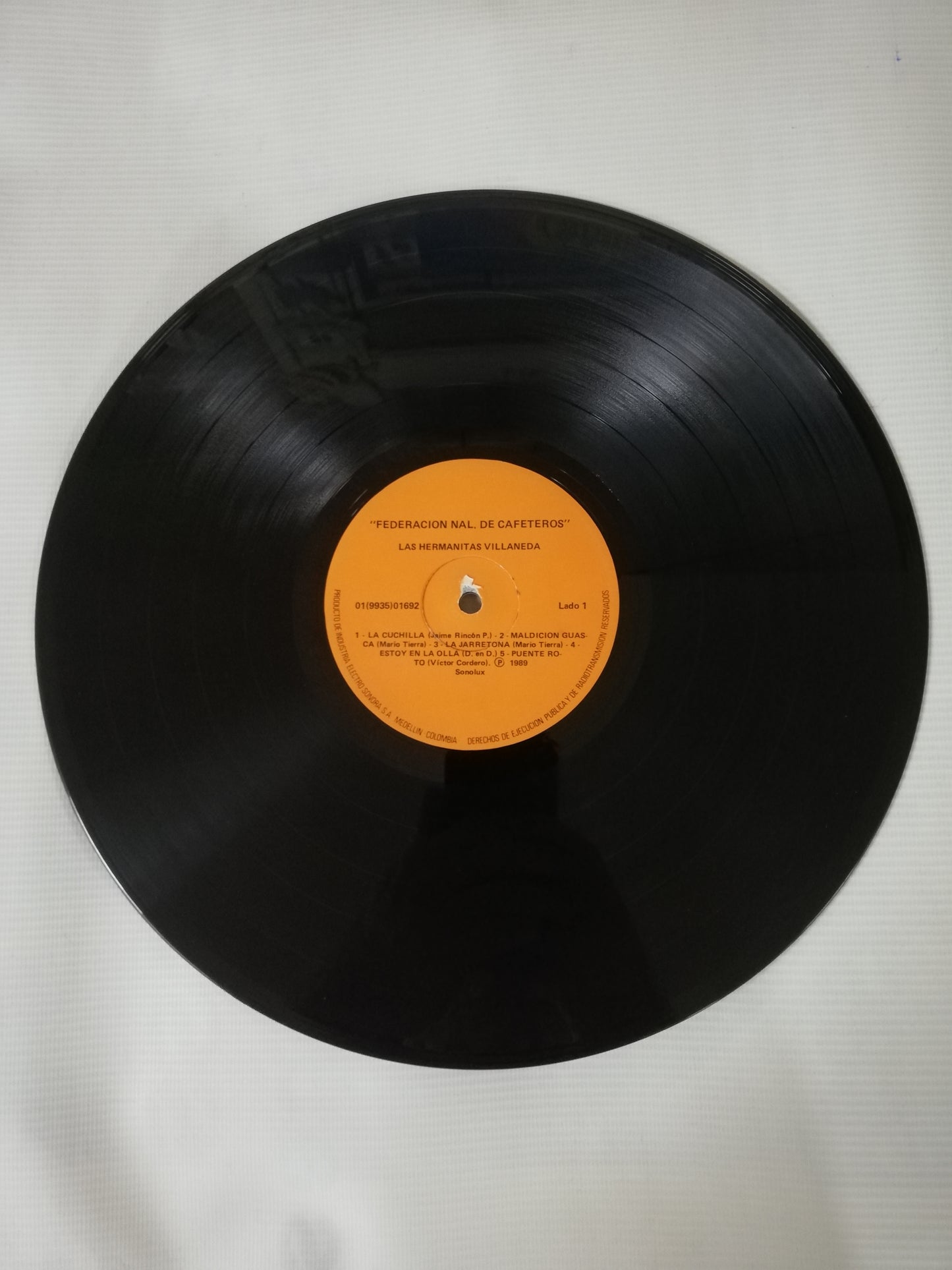 LP LAS HERMANITAS VILLANEDA - MÚSICA DE CARRILERA