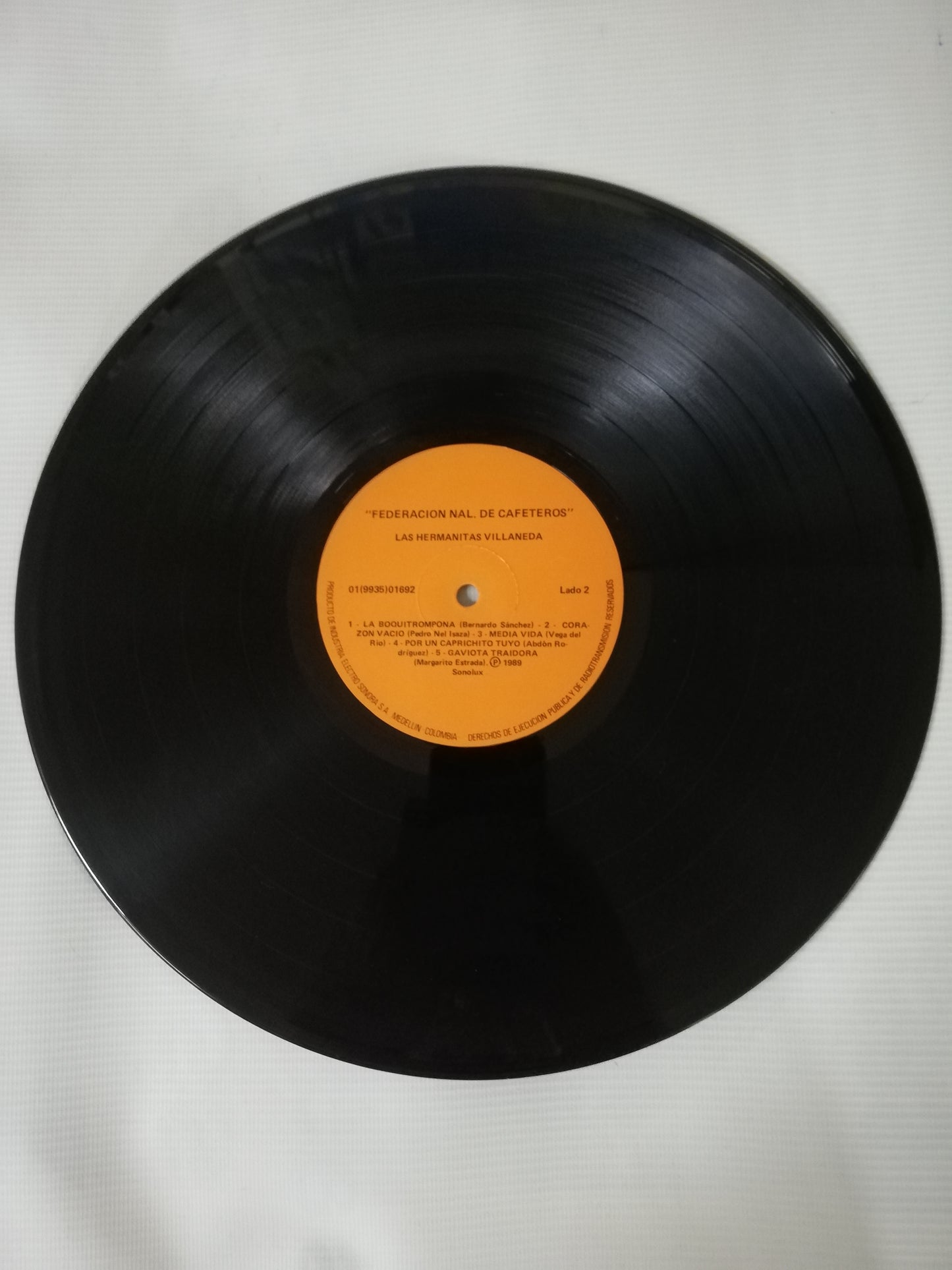 LP LAS HERMANITAS VILLANEDA - MÚSICA DE CARRILERA