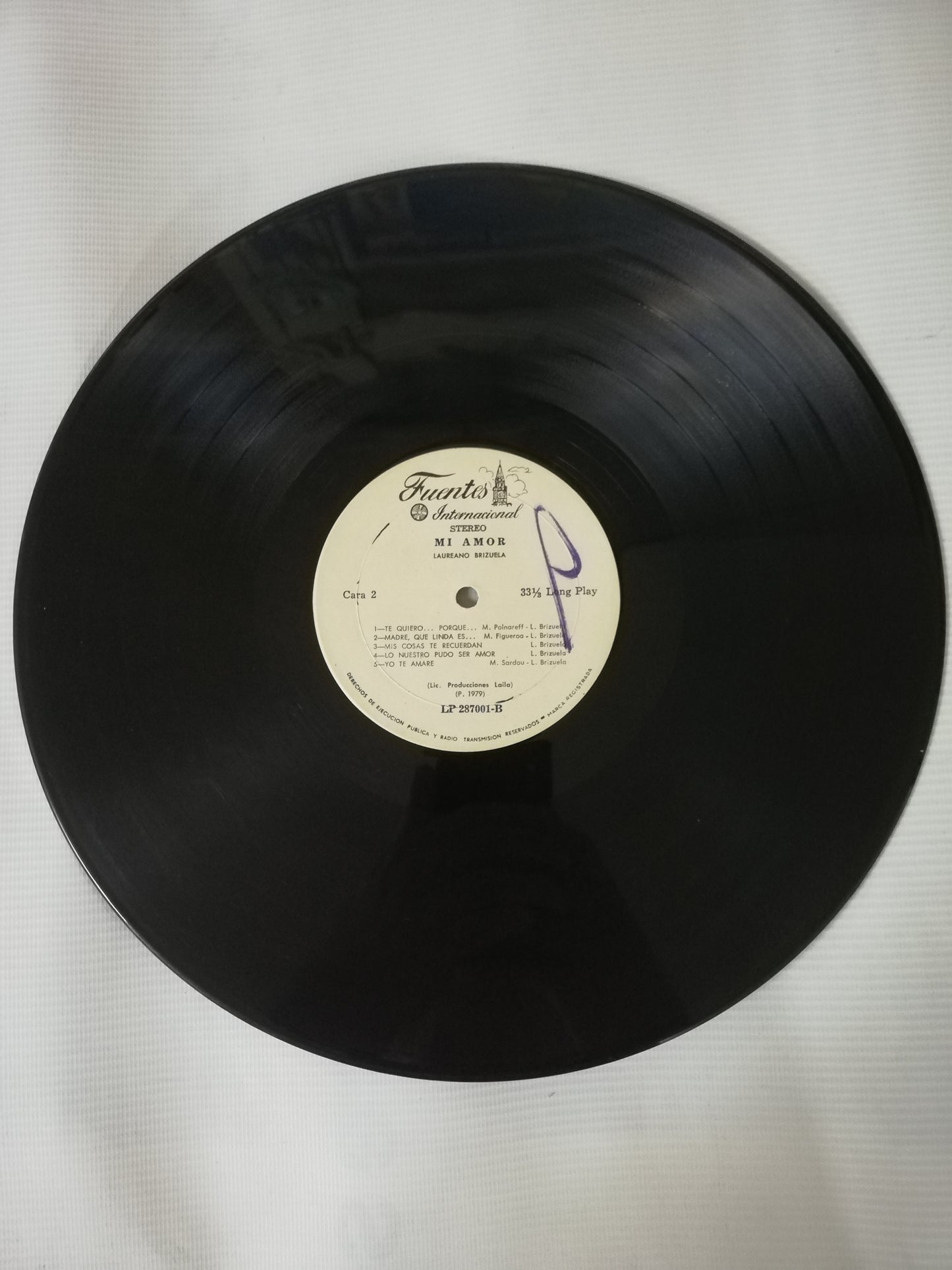 LP LAUREANO BRIZUELA - MI AMOR