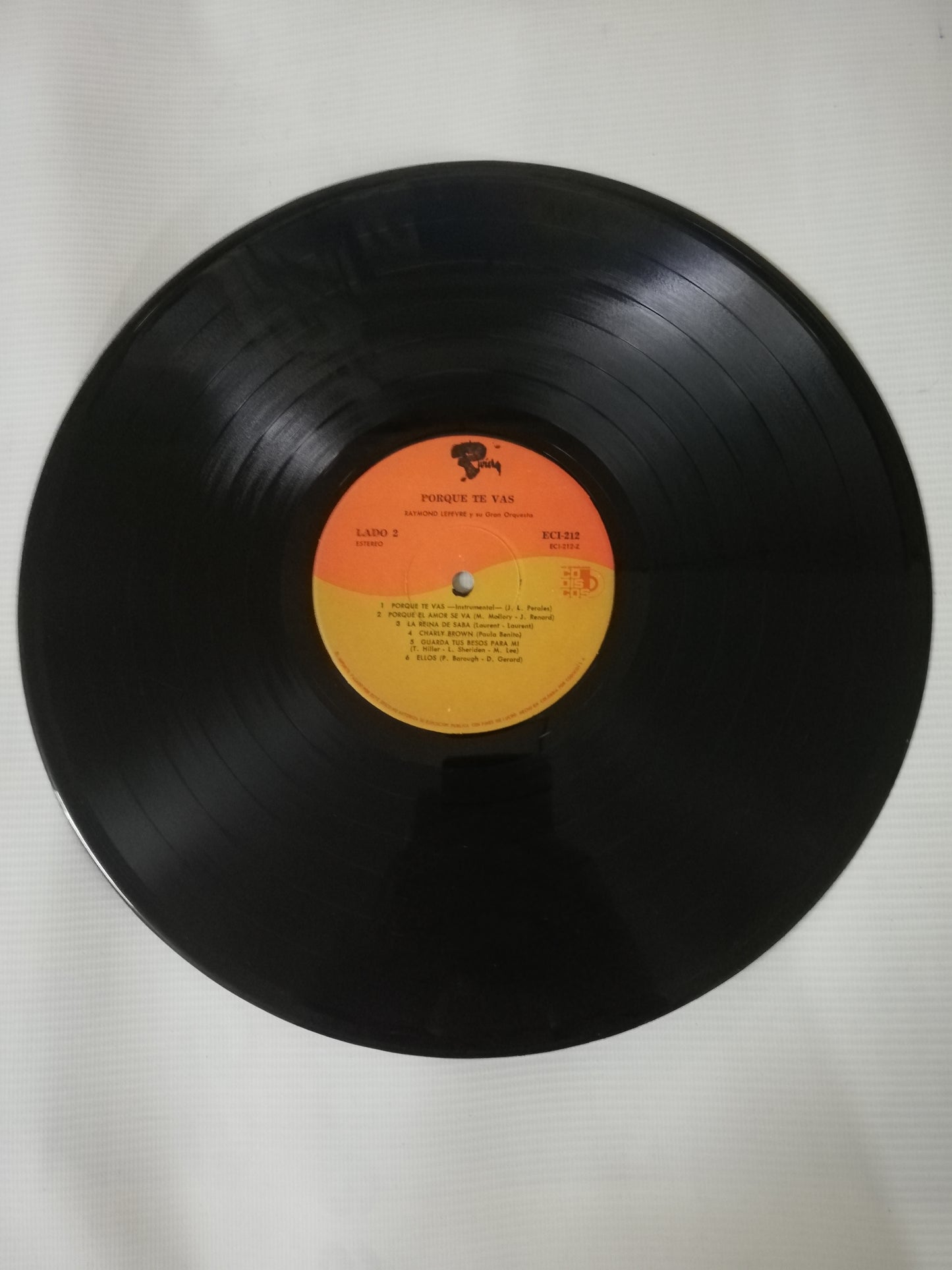 LP JEANETTE CON RAYMOND LEFEVRE Y SU GRAN ORQUESTA - PORQUE TE VAS BANDA SONORA ORIGINAL DE LA PELICULA CRIA CUERVOS