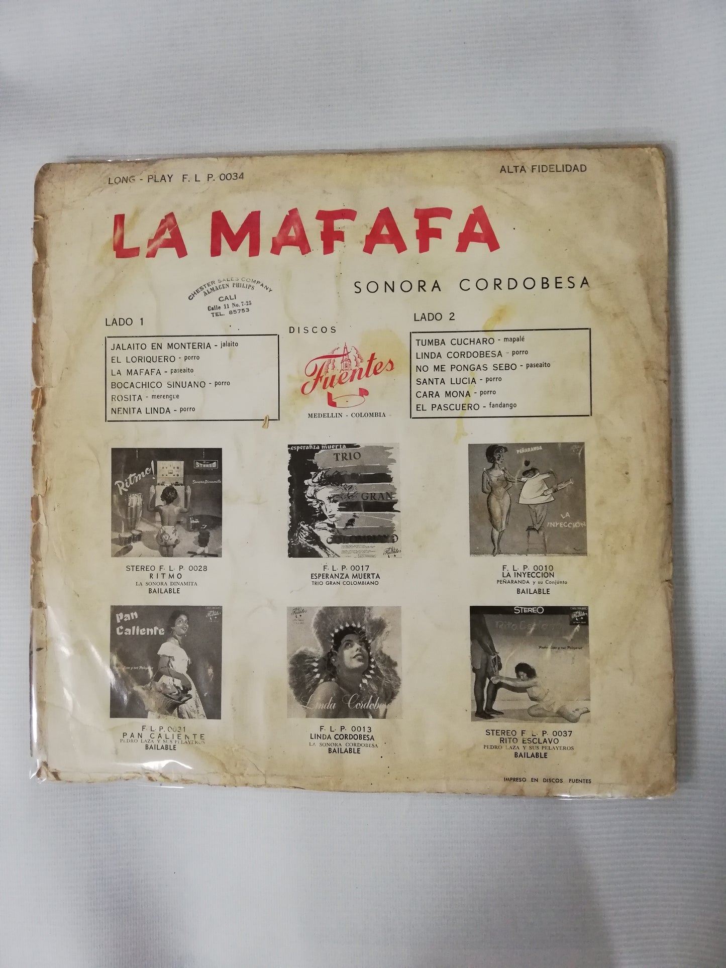 LP LA SONORA CORDOBESA - LA MAFAFA