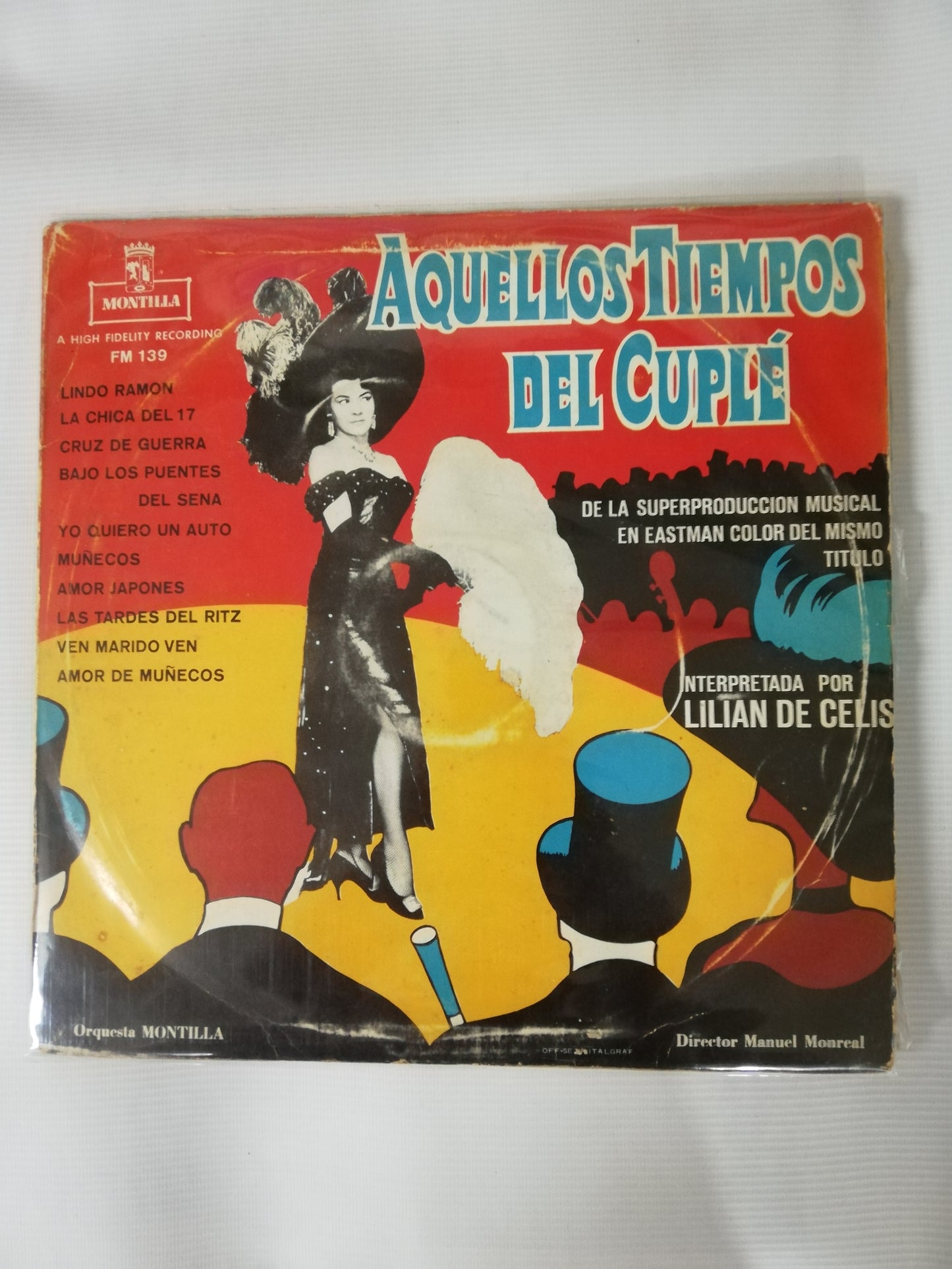 LP LILIAN DE CELIS - AQUELLOS TIEMPOS DEL CUPLÉ