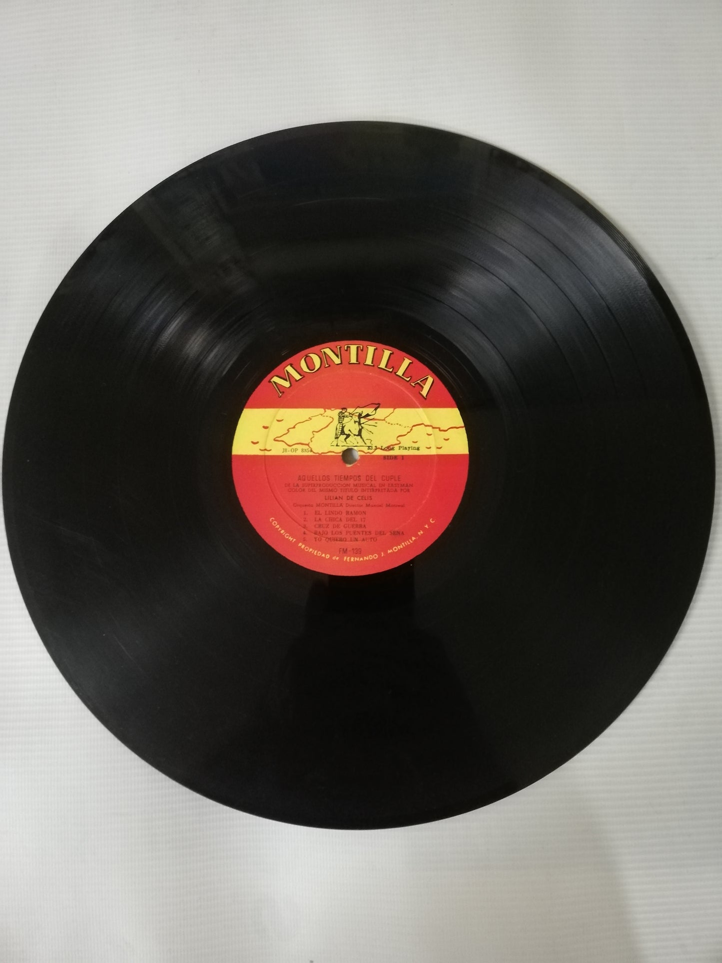 LP LILIAN DE CELIS - AQUELLOS TIEMPOS DEL CUPLÉ